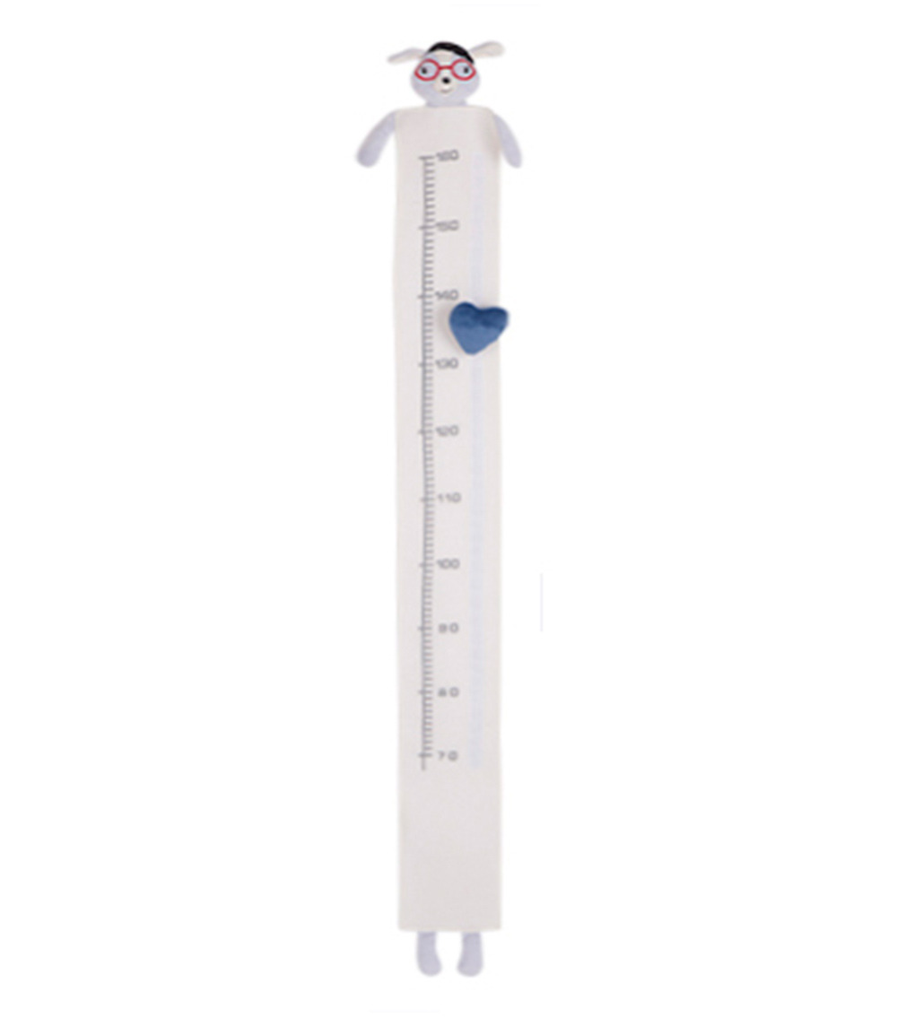 KIKKABOO Love Rome Plush Growth Meter - Blue Heart Toy