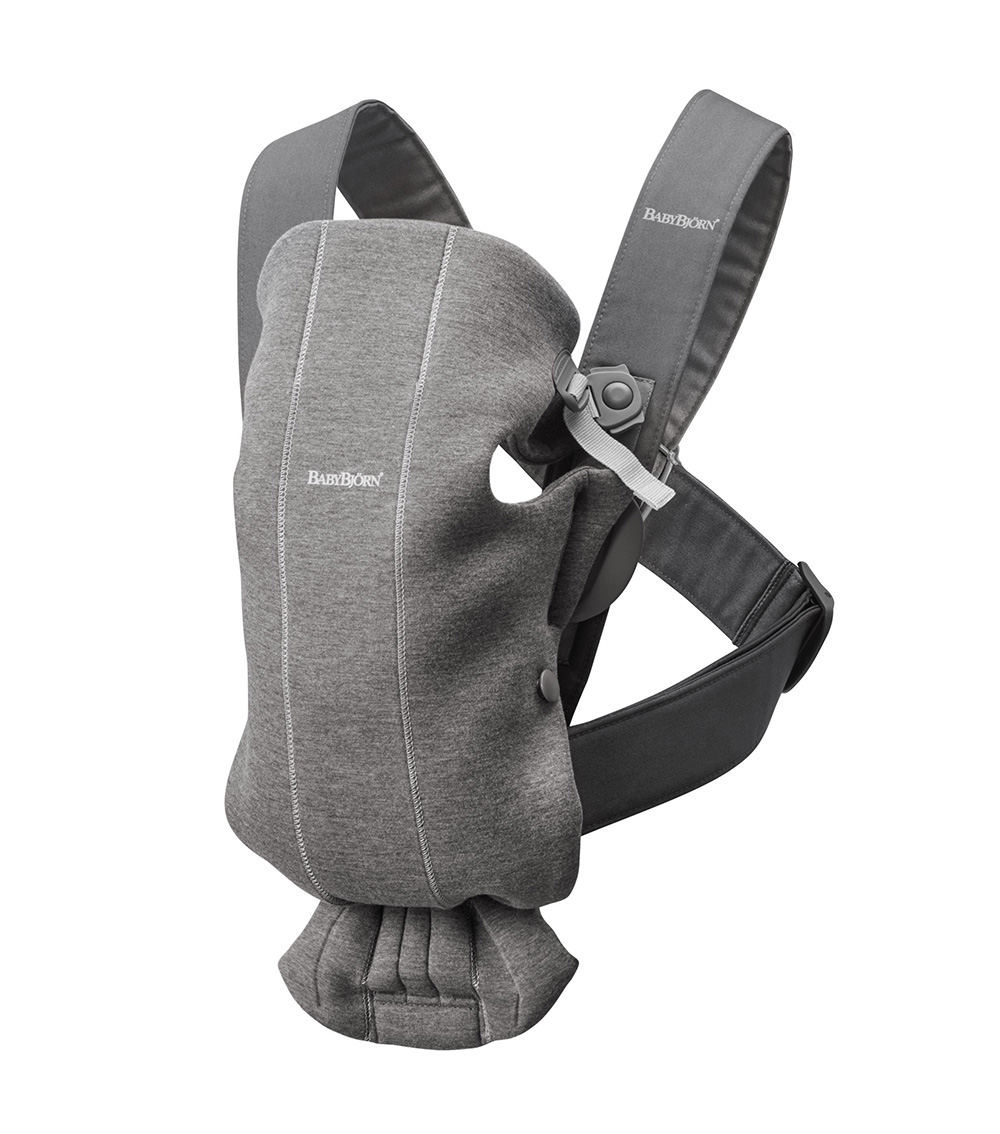 BABYBJORN  Baby Carrier Mini (3D Jersey) - Dark Grey