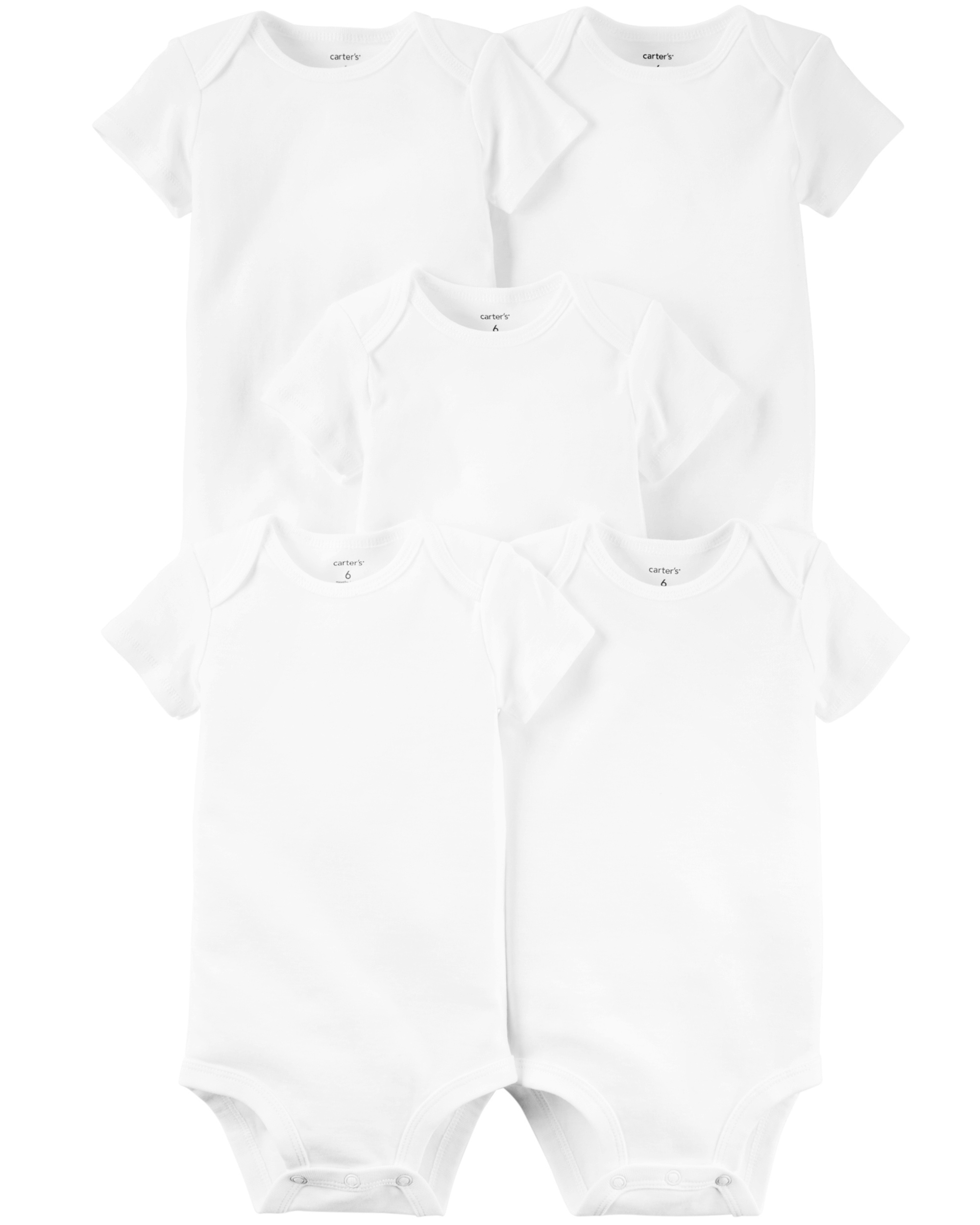 5-Pack Short-Sleeve Bodysuits