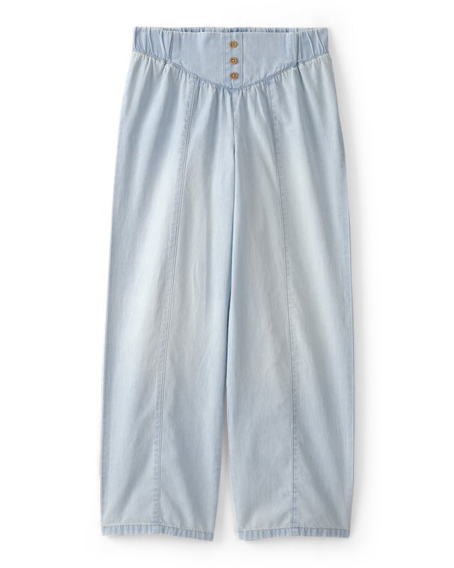 OSHKOSH Toddler Girls Drapey Denim Pants, Blue