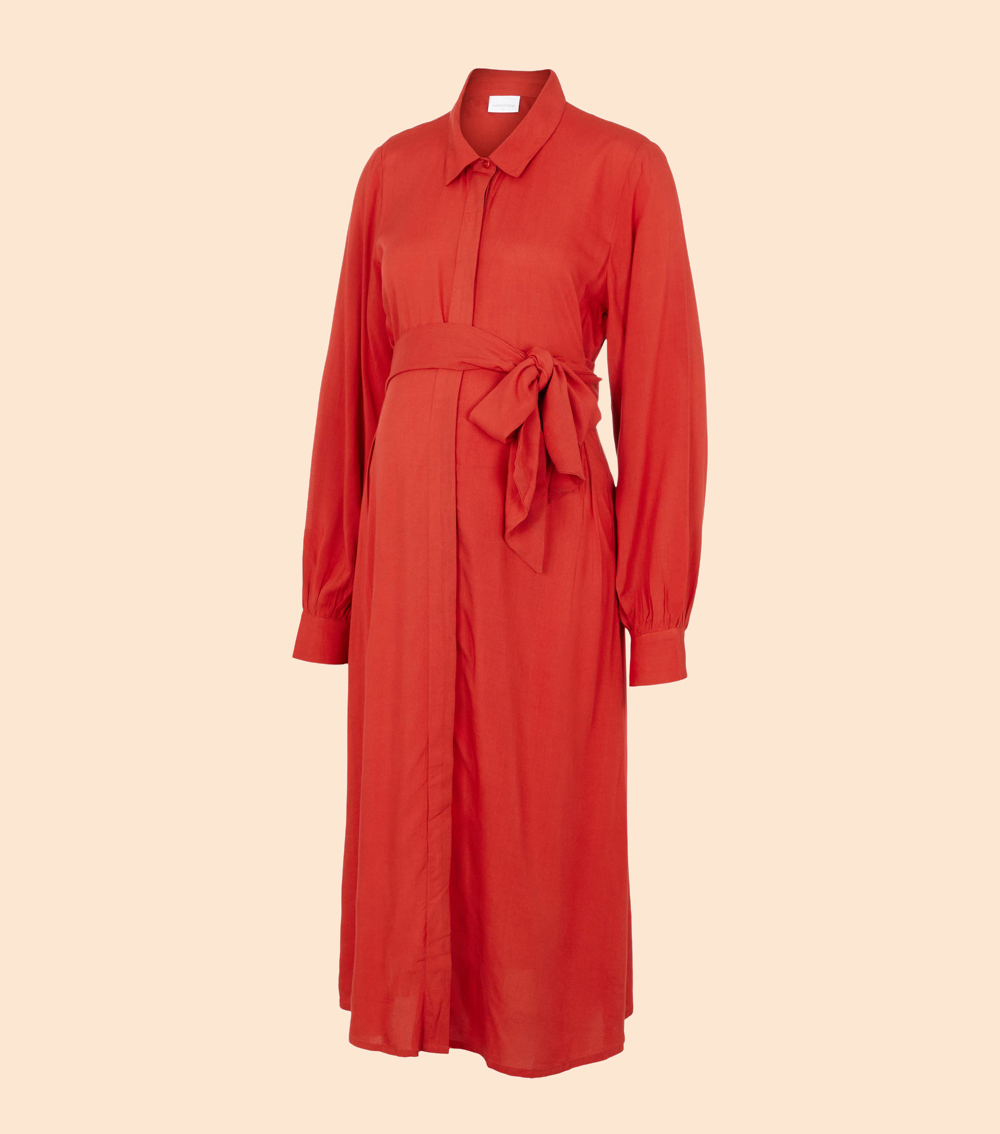 MAMALICIOUS Inus Lia Woven Shirt Dress