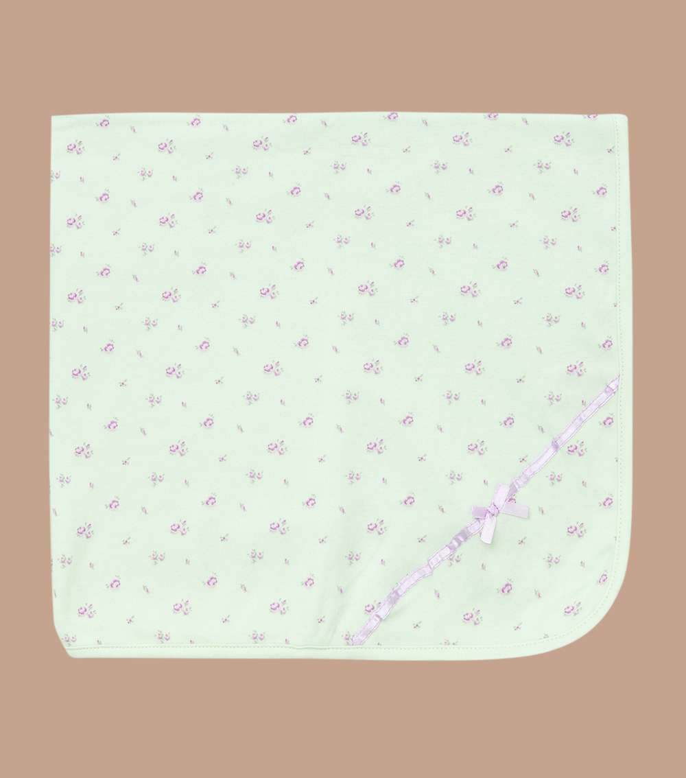 LITTLE ME Petite Roses Blanket