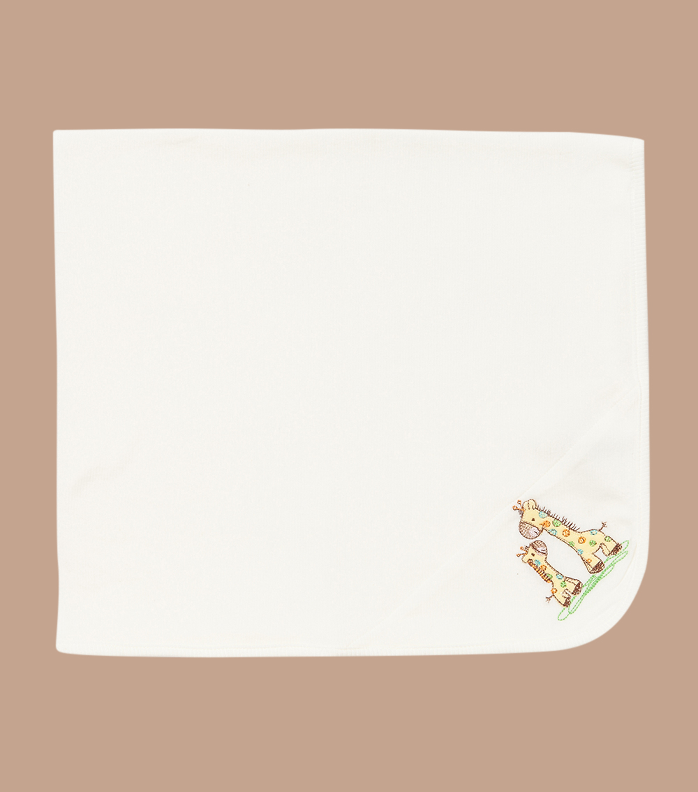 LITTLE ME Solid Rib Blanket