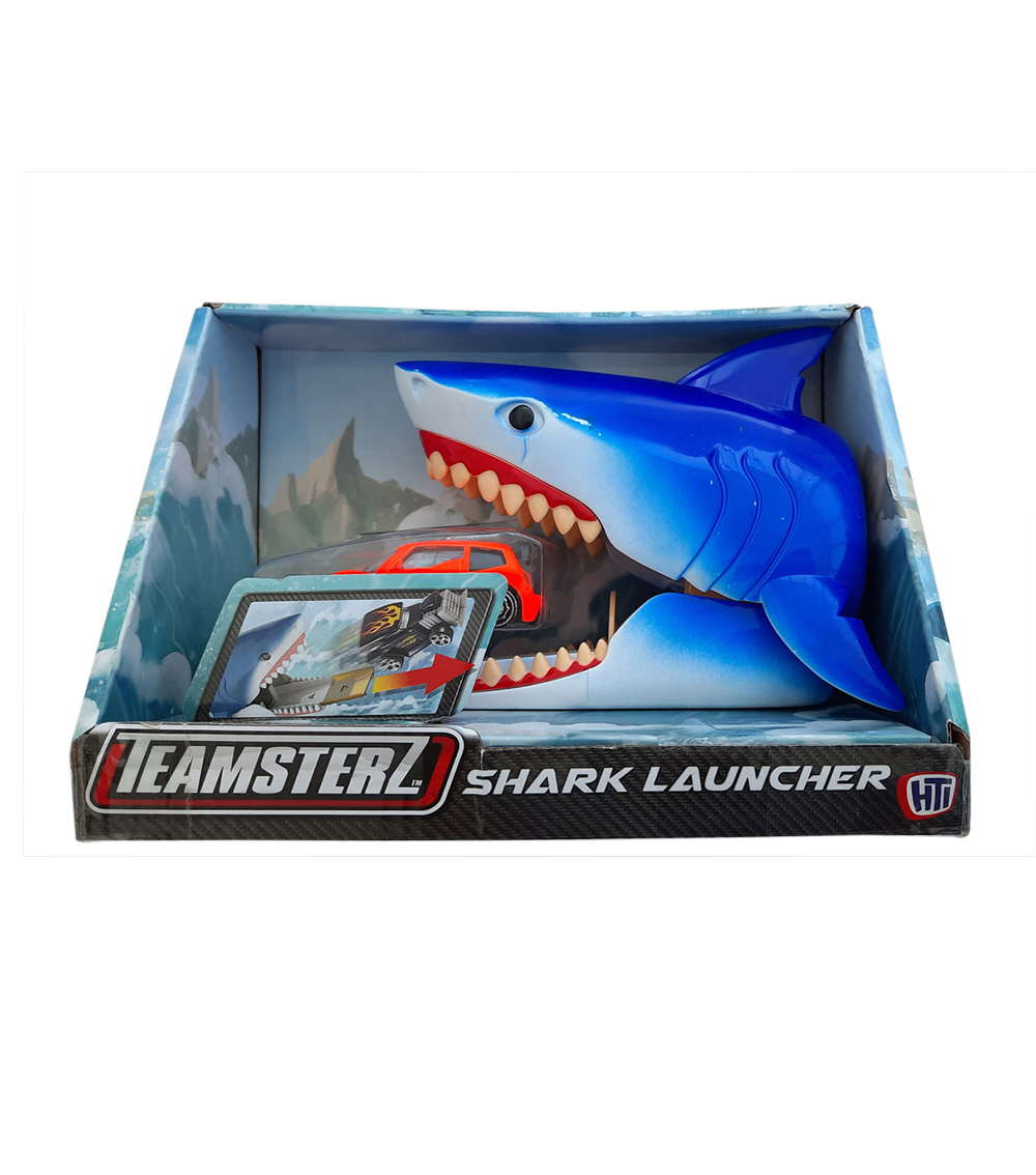 TEAMSTERZ Shark Launcher With Single Car Toy