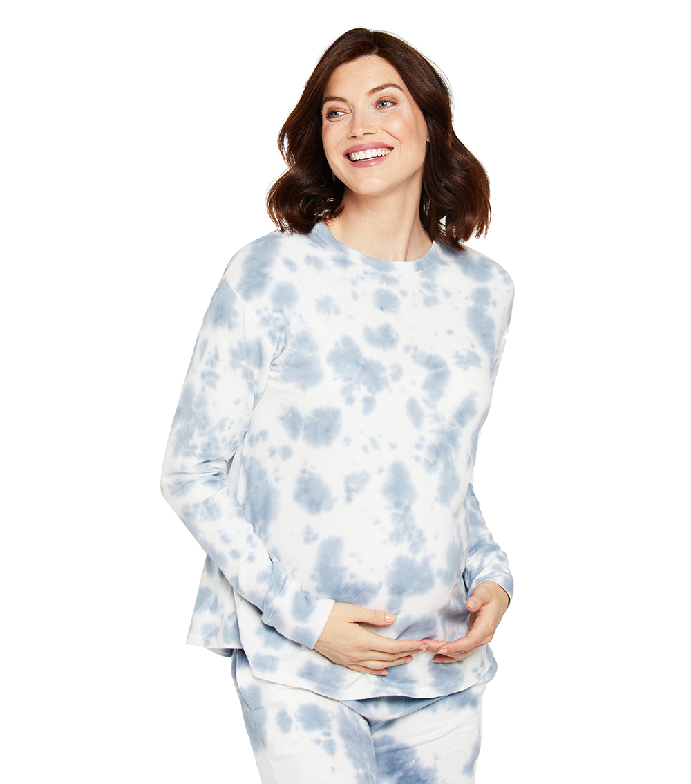 MOTHERHOOD MATERNITY Crewneck Swing Sweatshirt