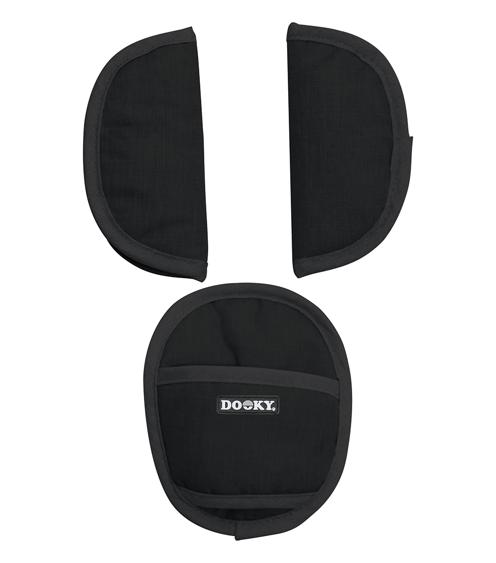 DOOKY Universal Car Seat Pads - Black