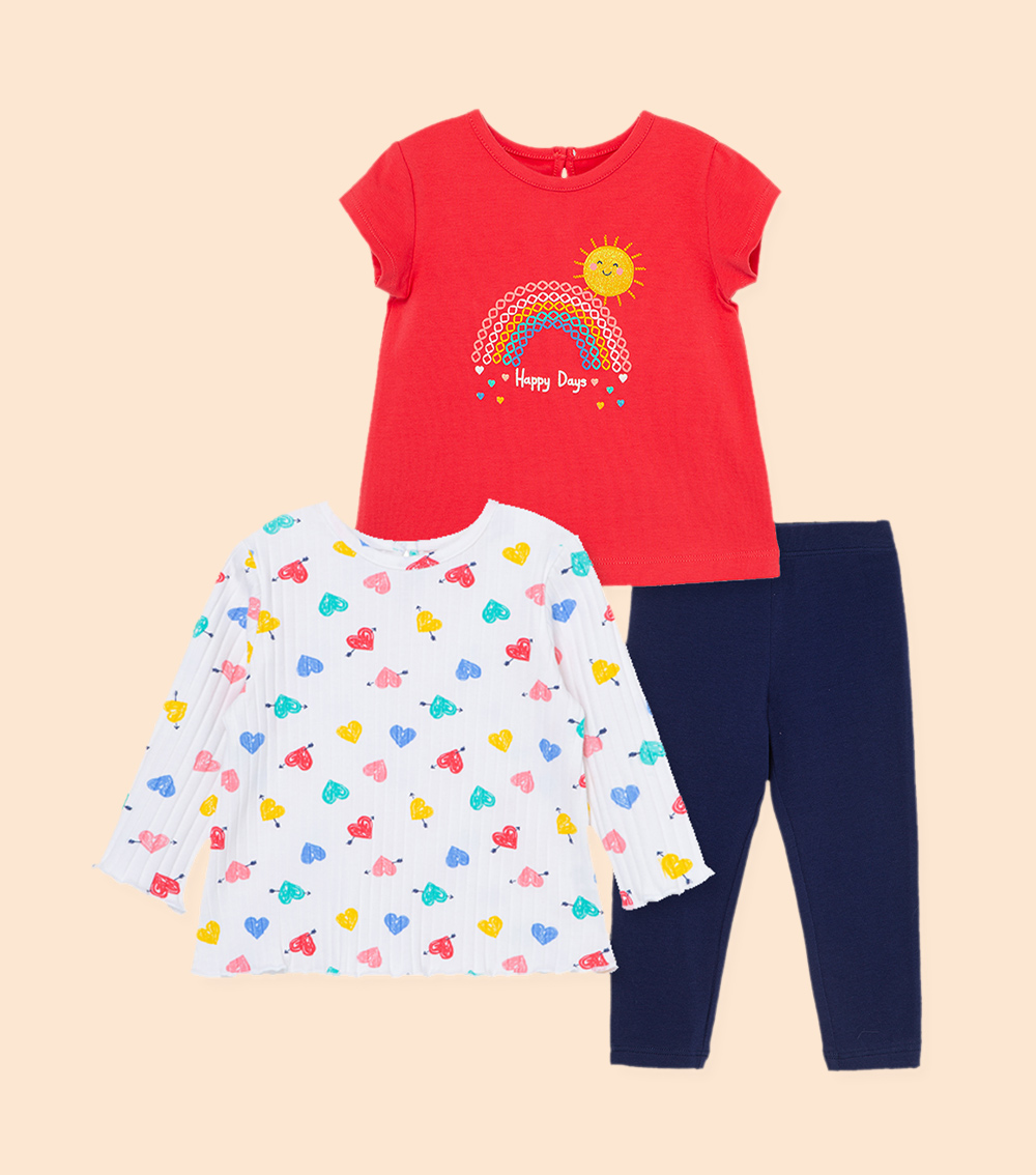 Rainbow 3Pc Play Set