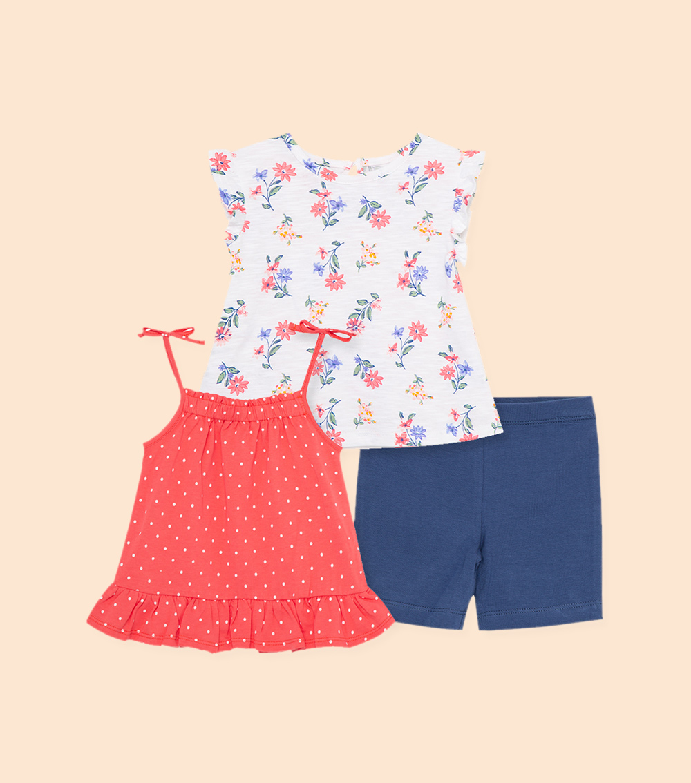 Floral 3Pc Play Set