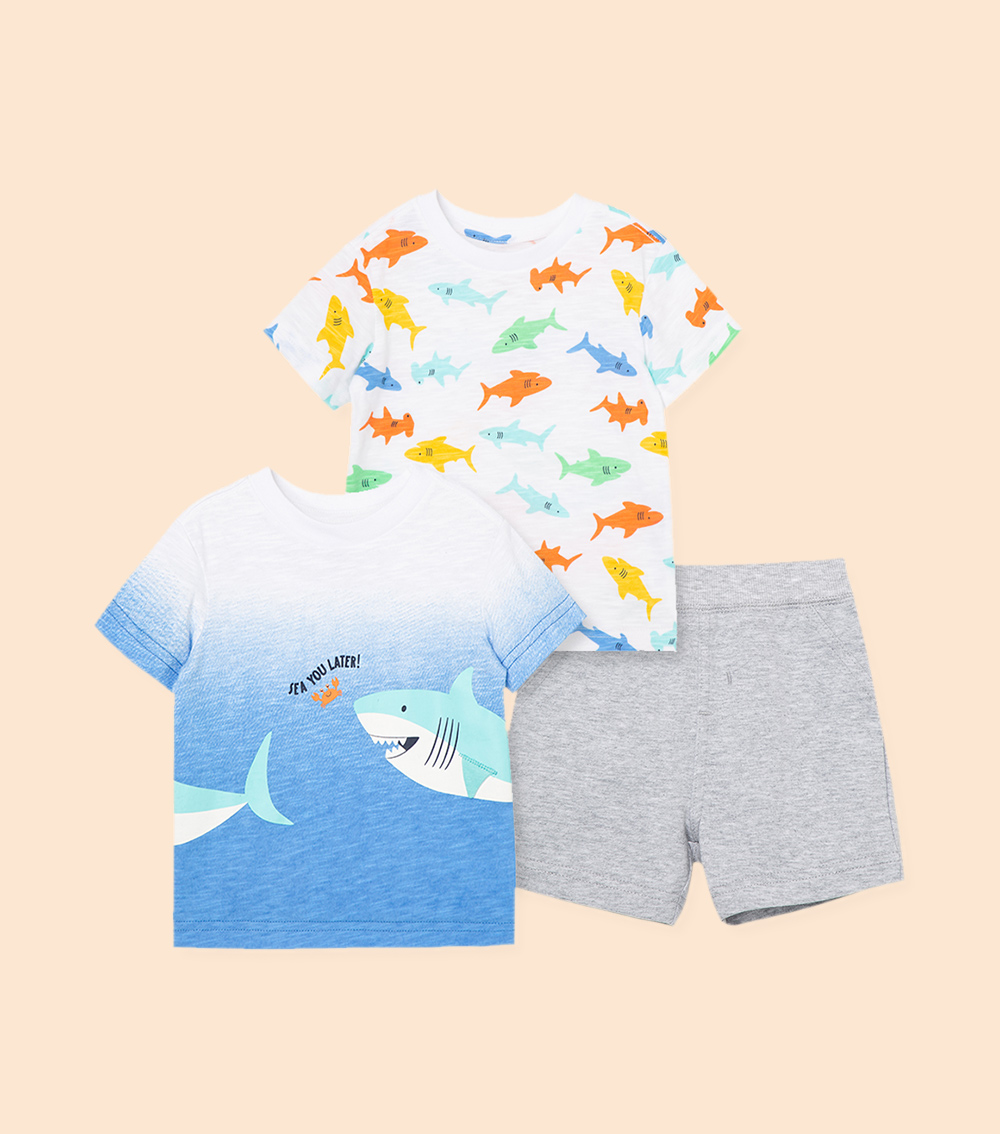 LITTLE ME 3-Piece Shark Play Set