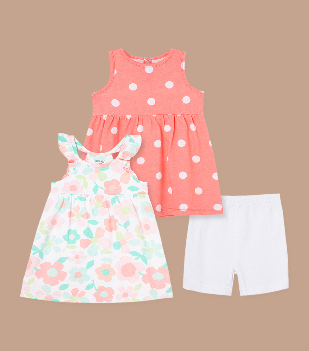 Floral Knit Dress Set