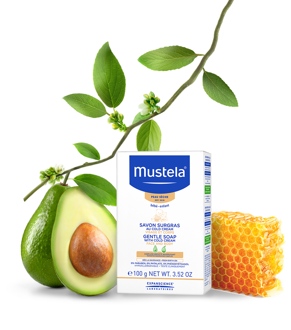 MUSTELA - Gentle Soap With Cold Cream Face And Body 100G