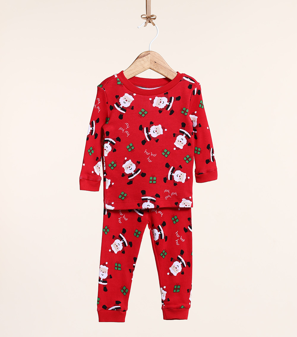 LITTLE ME 2-Piece Santa Pajamas