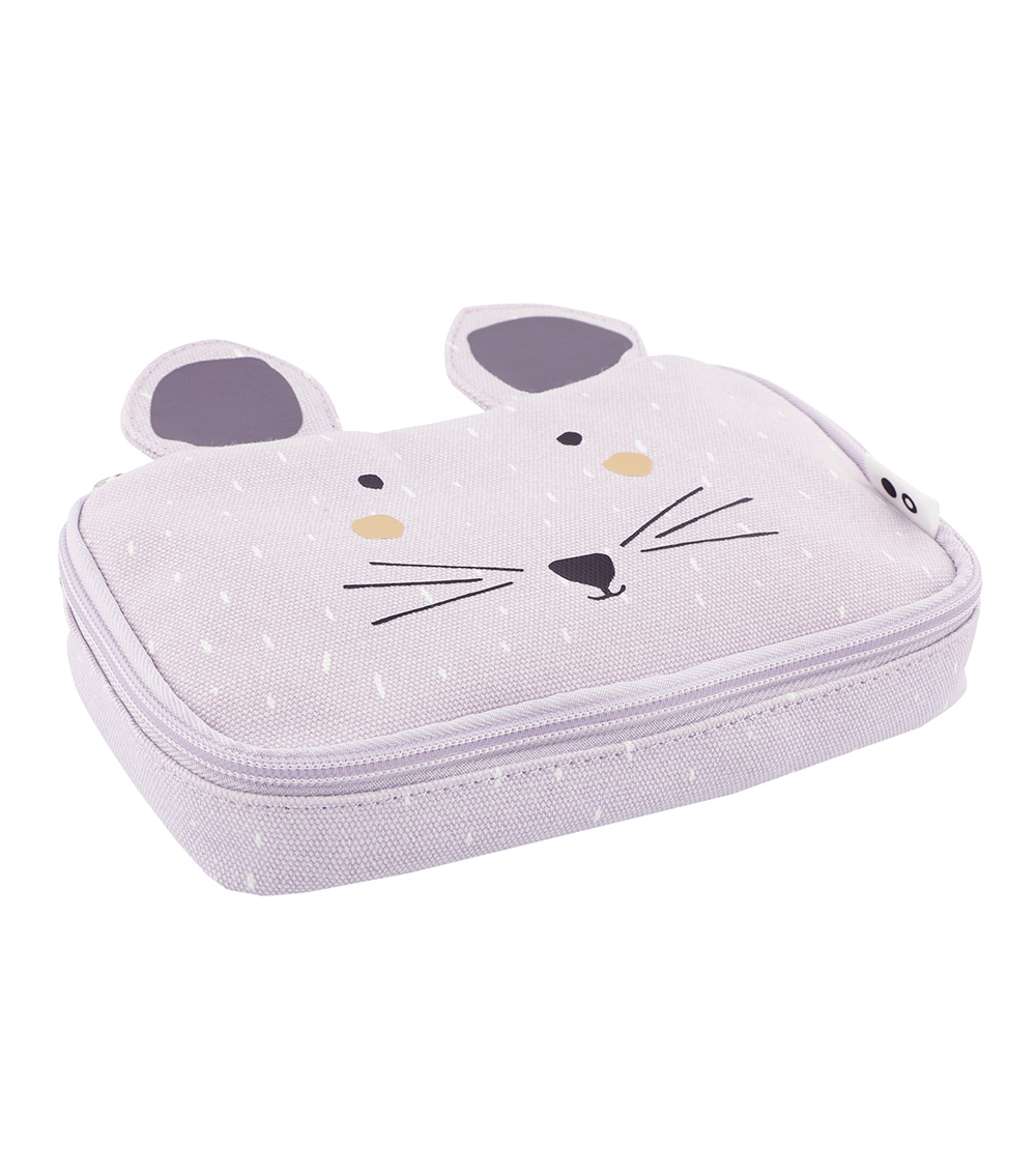 TRIXIE Pencil Case Rectangular - Mrs. Mouse - Lila
