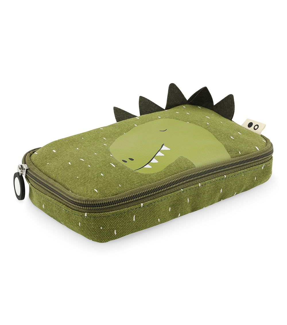 TRIXIE Pencil Case Rectangular - Mr. Dino - Green