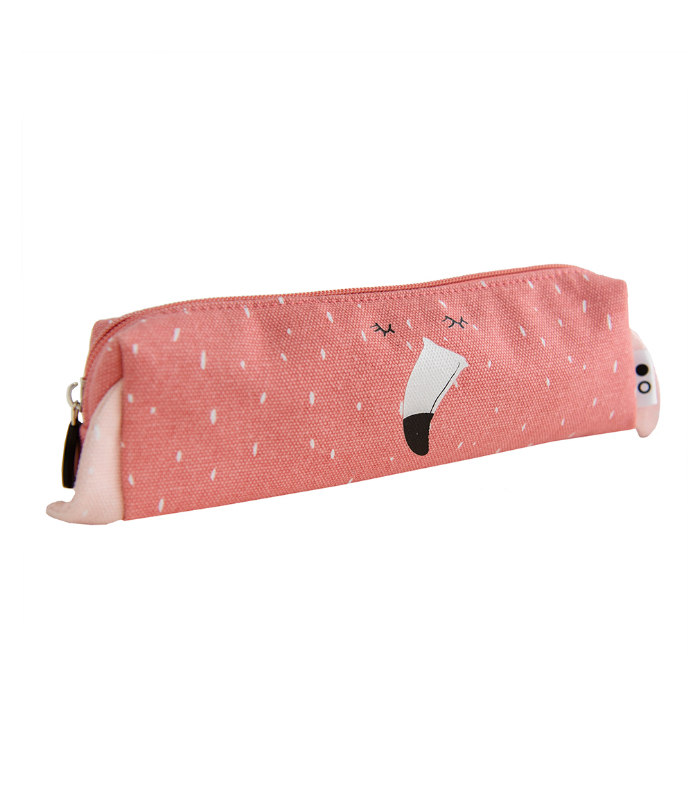 TRIXIE Pencil Case Long - Mrs. Flamingo - Pink
