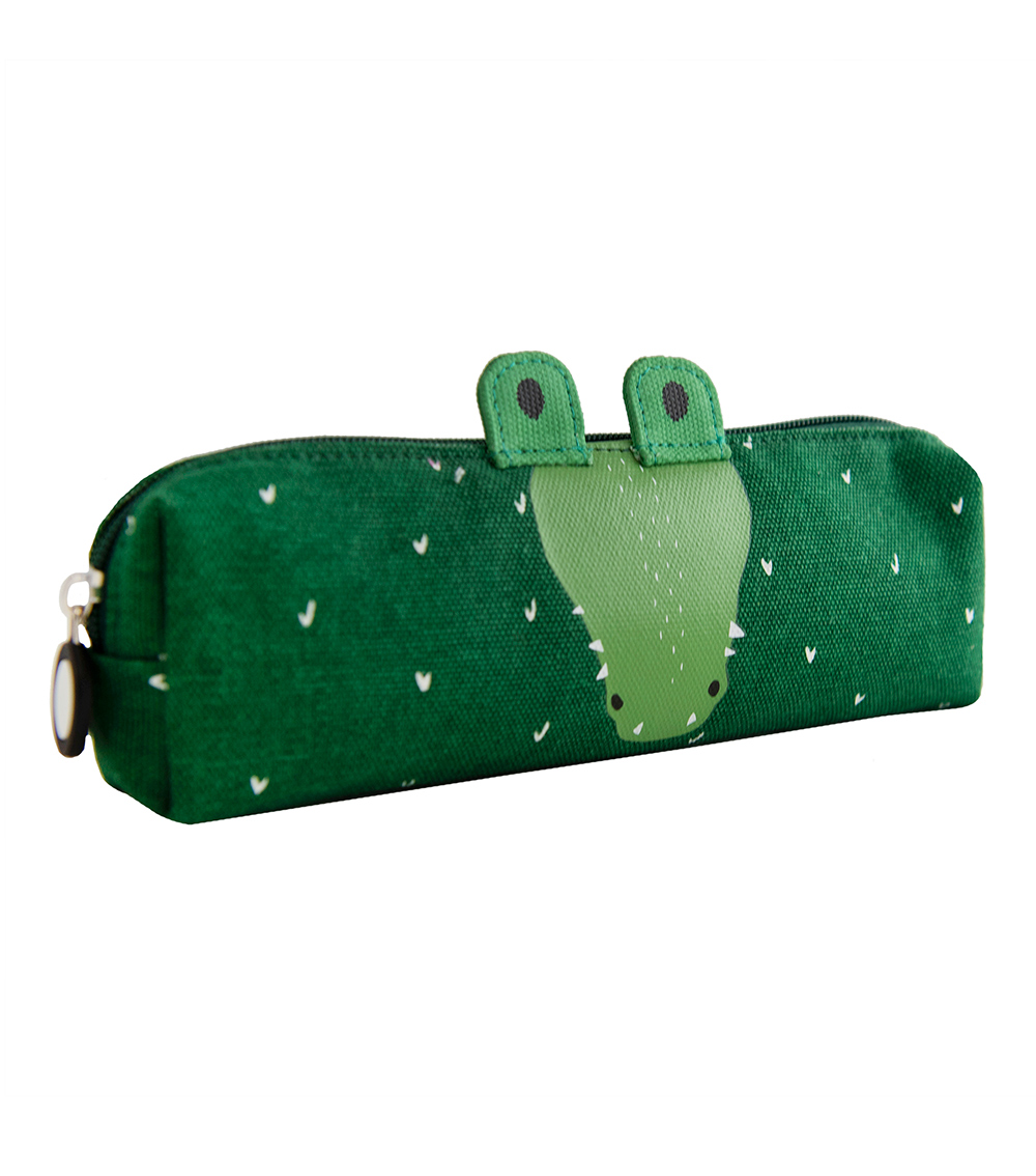 TRIXIE Pencil Case Long - Mr. Crocodile - Green