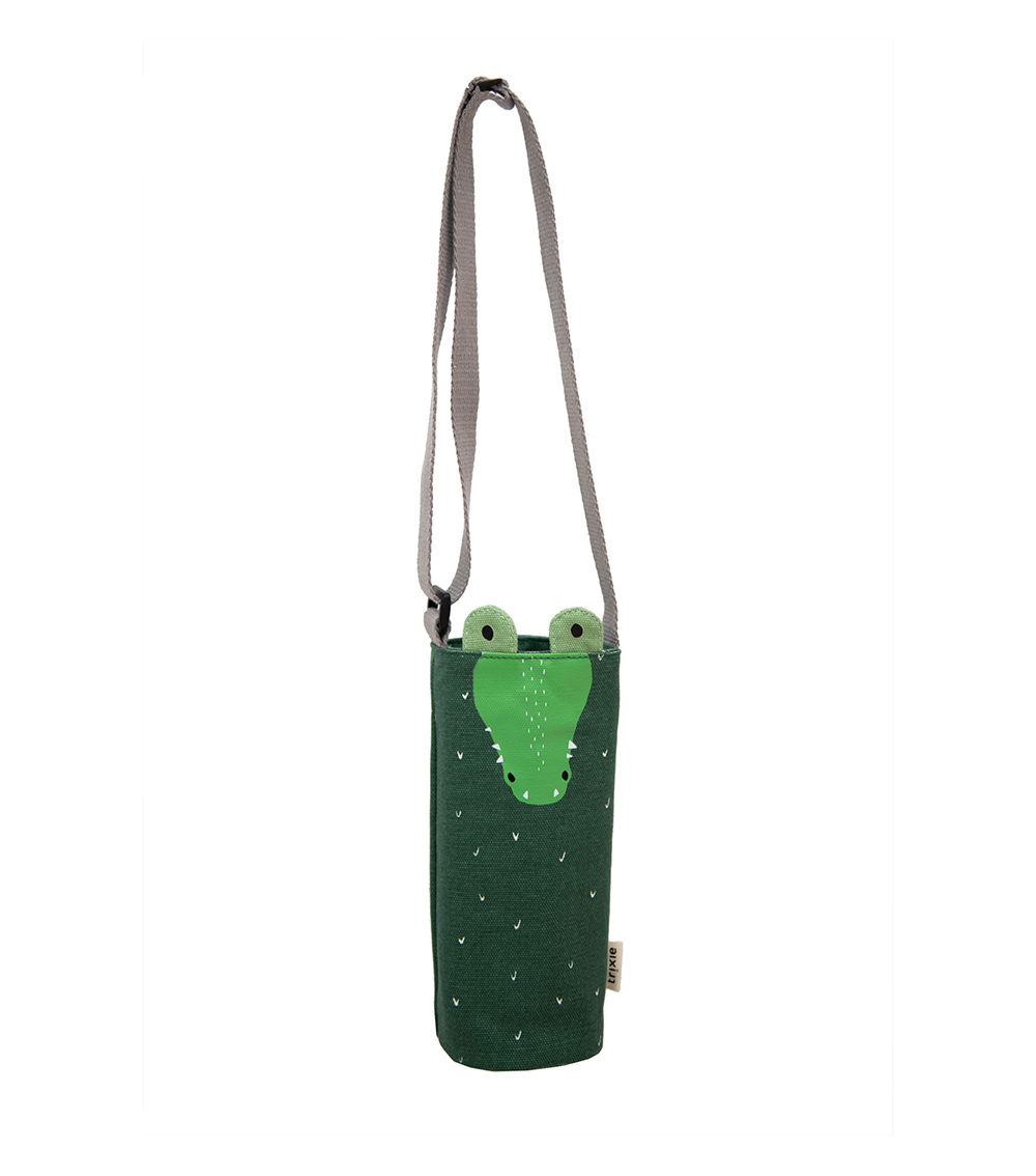 TRIXIE Thermal Bottle Holder - Mr. Crocodile - Green