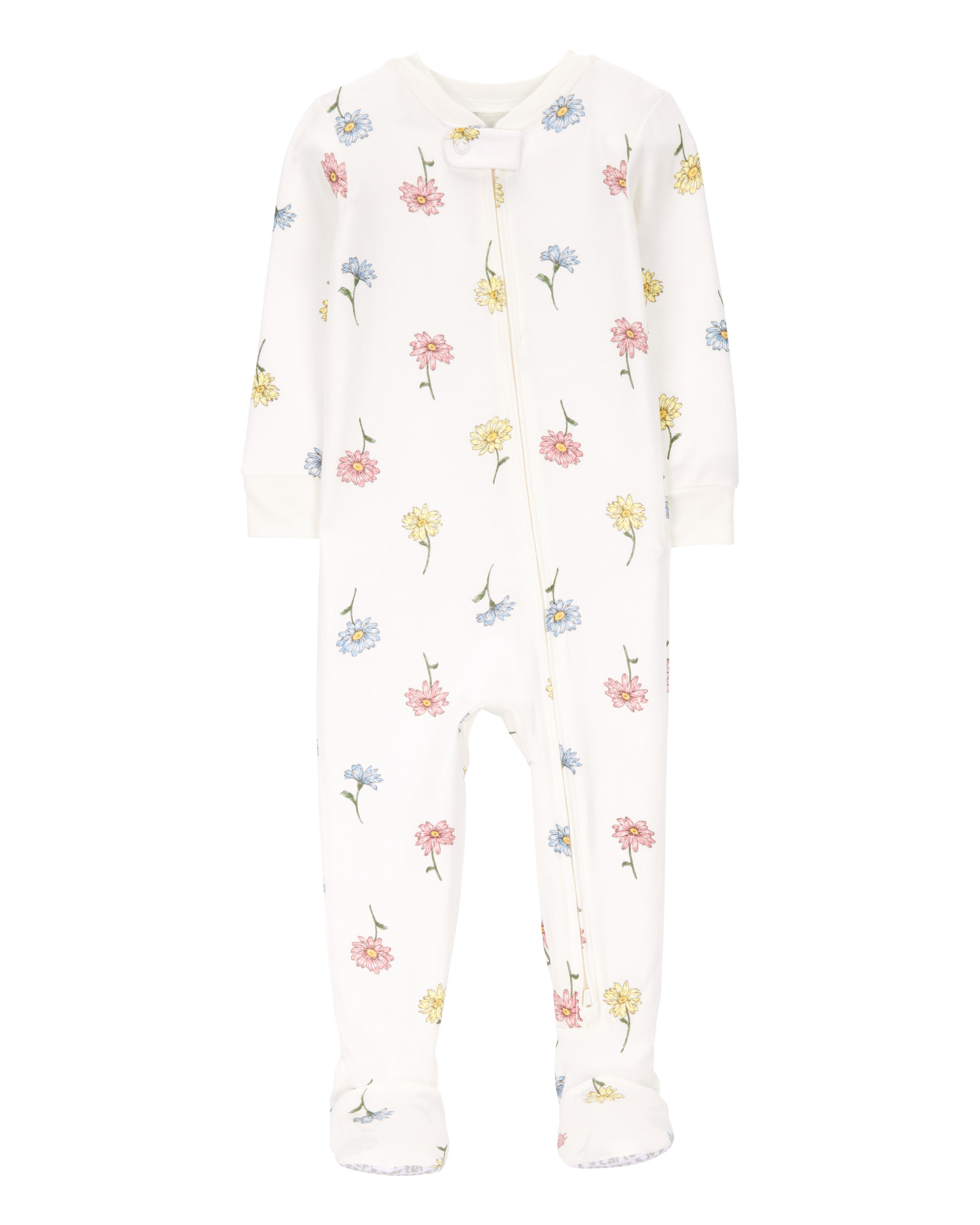 Carter's 1-Piece Floral Print Footie Pyjamas