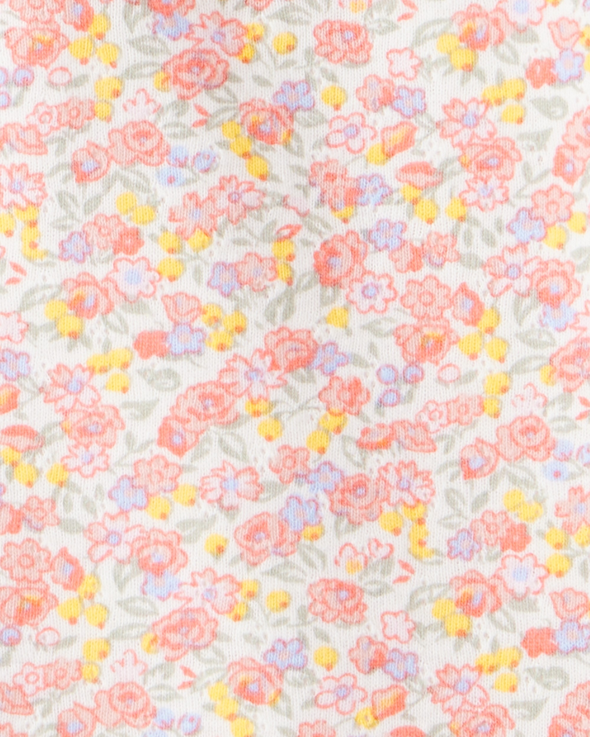 OSHKOSH Baby Girls Floral Knit Bodysuit, Multicolor