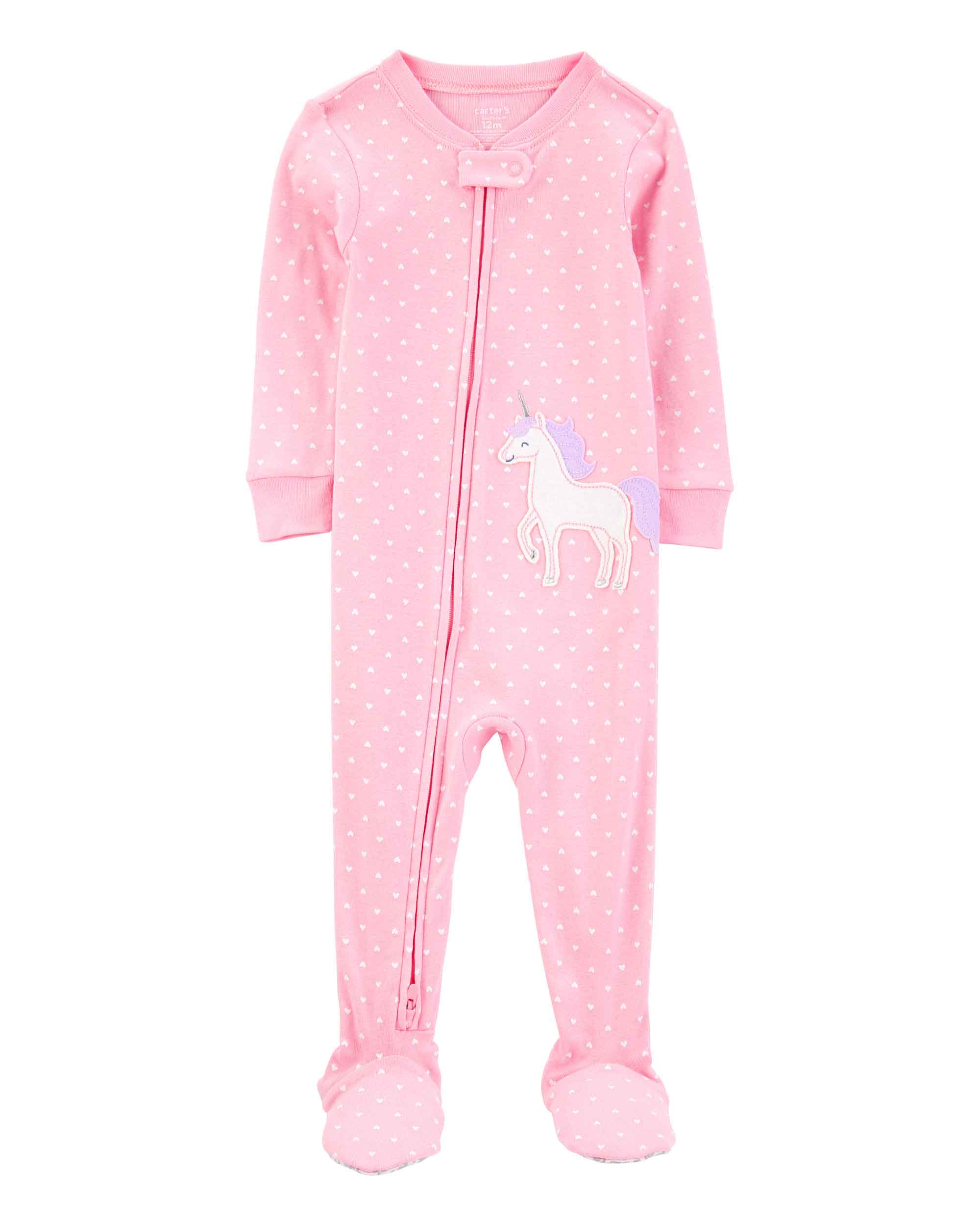 Carter's 1-Piece Unicorn Print Footie Pyjamas