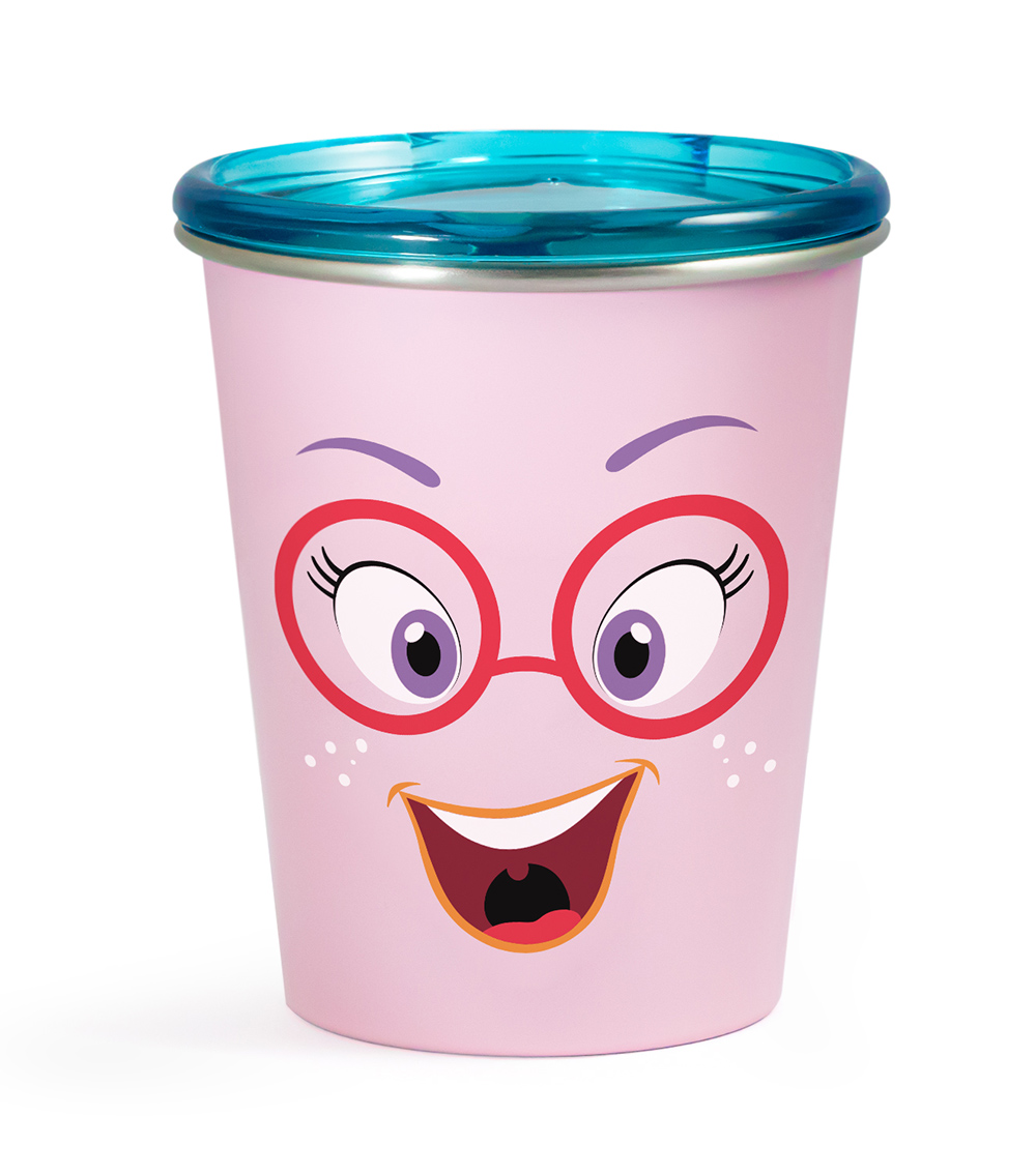 RABITAT Spill Free Stainless Steel Cup - Sizzle