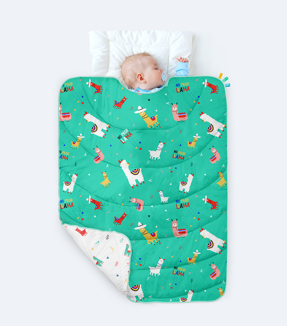 RABITAT 100% Organic Cotton All Weather Quilt - No Prob Llama