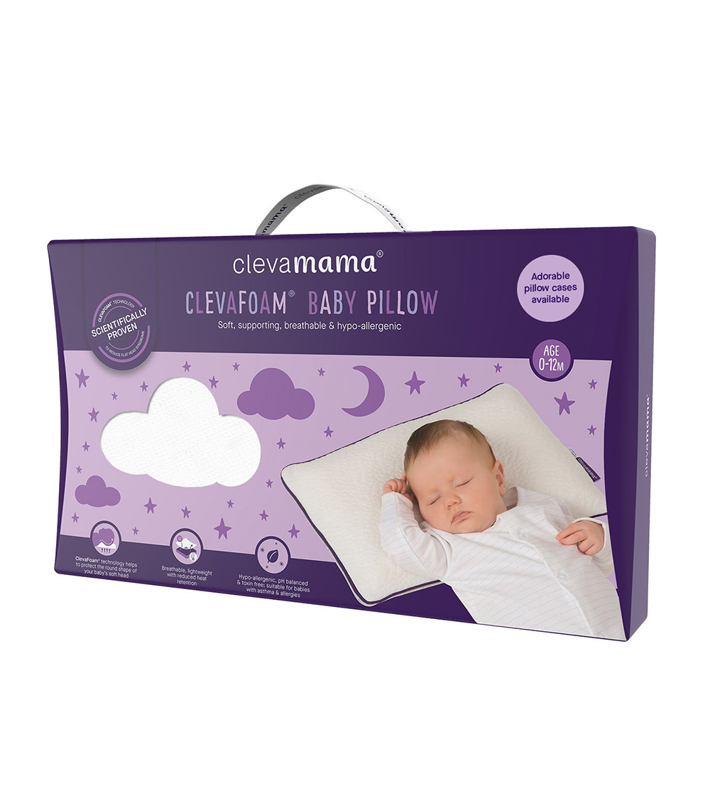 CLEVAMAMA ClevaFoam Baby Pillow
