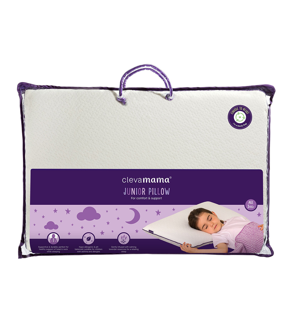 CLEVAMAMA ClevaMama Junior Pillow (PVC Bag)