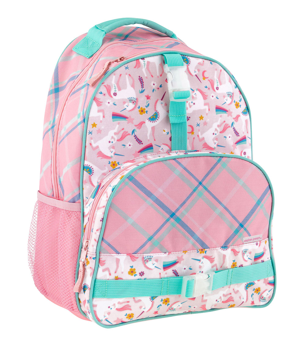 STEPHEN JOSEPH All Over Print Backpack - Pink Unicorn