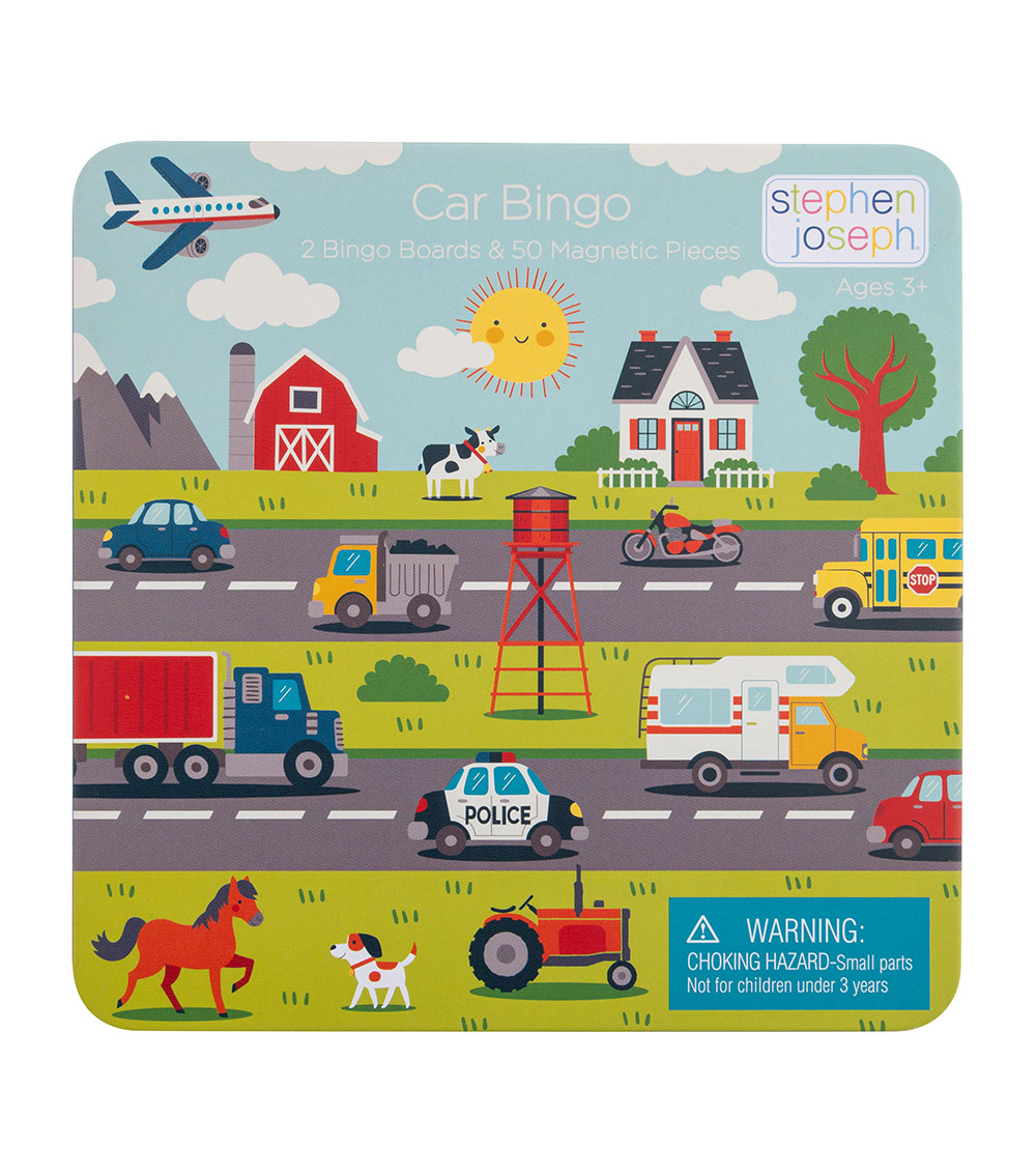 STEPHEN JOSEPH Car Bingo - Road Trip Toy