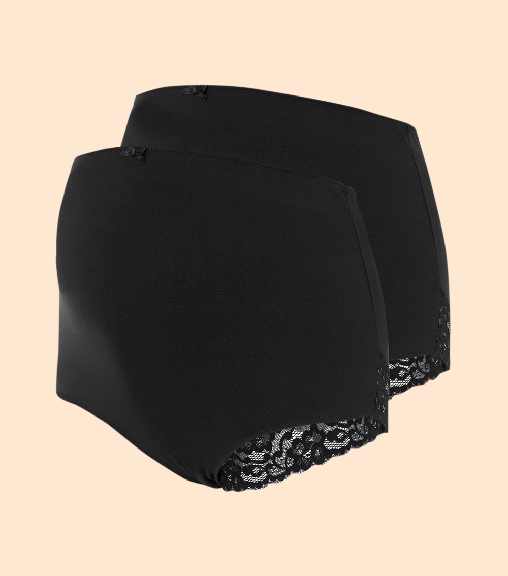 MAMALICIOUS 2-Pack Maternity Lace Underwear