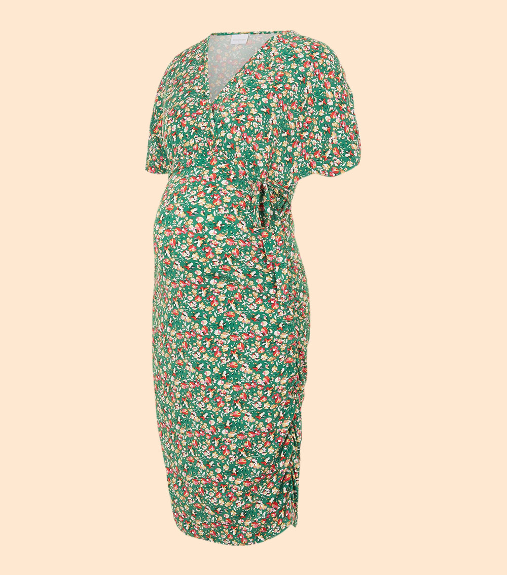 MAMALICIOUS Circular Floral Dress