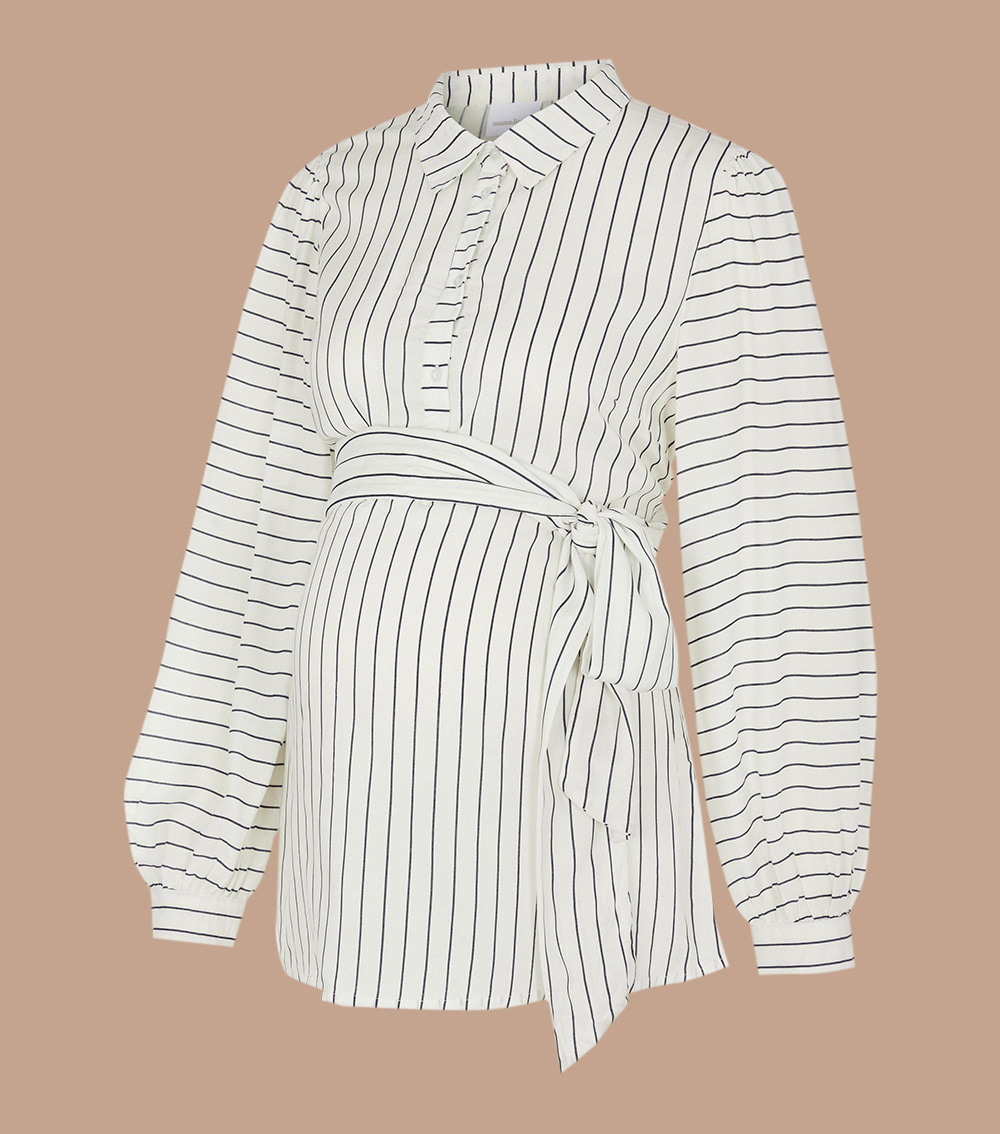 MAMALICIOUS Striped Shirt