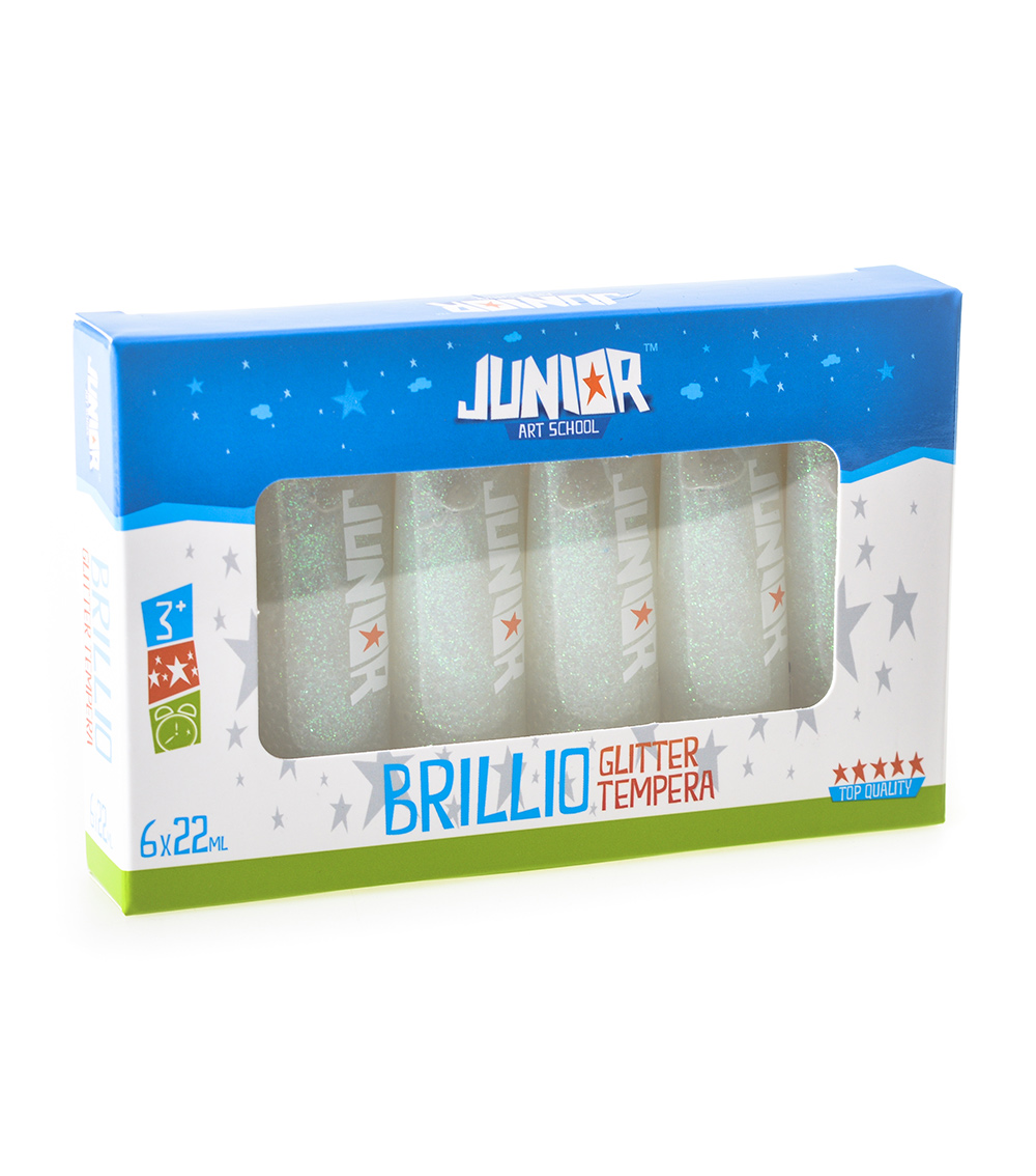 STATOVAC Brillio Glitter Paint - White (22ML)