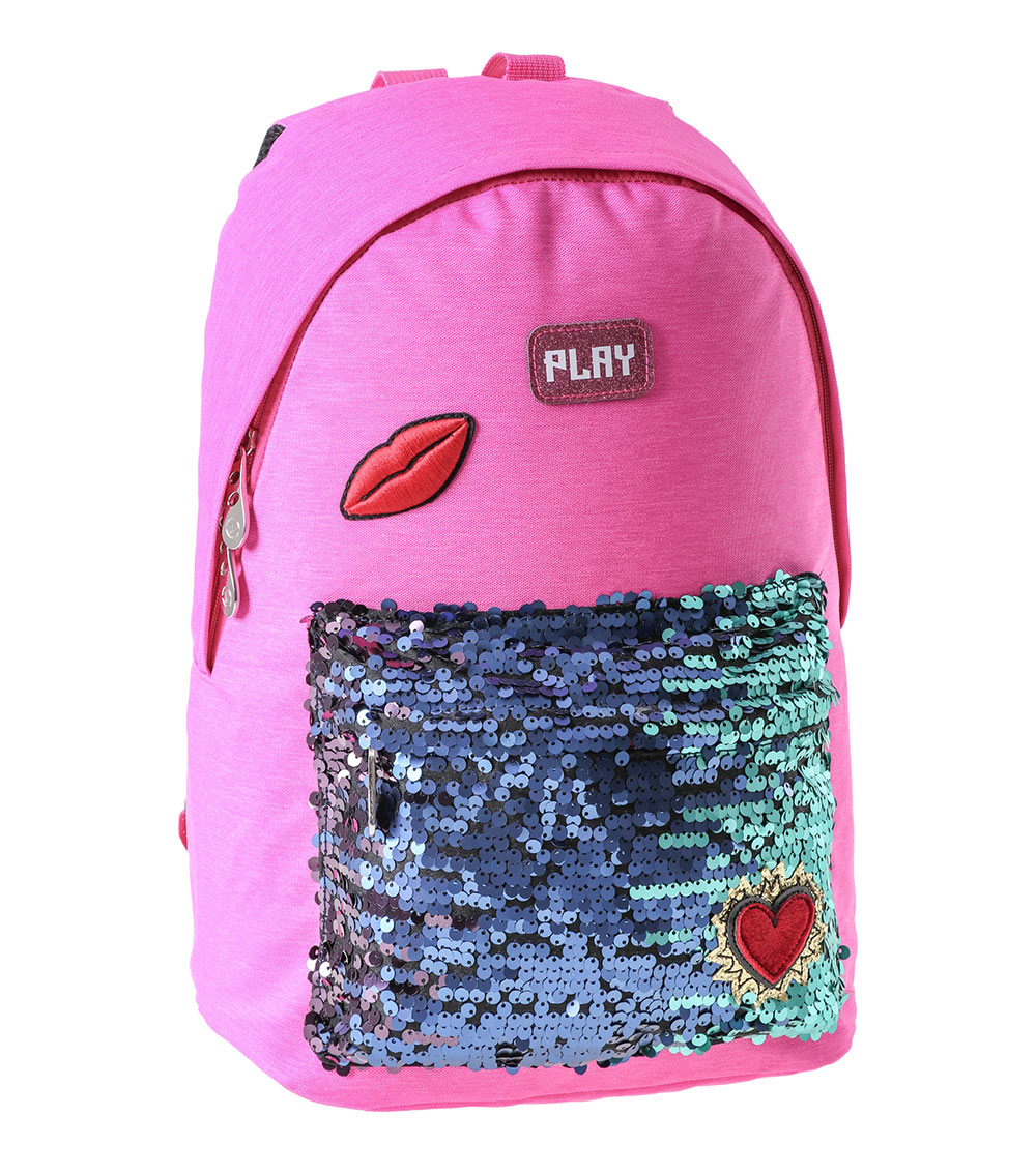 STATOVAC Sequin School Backpack
