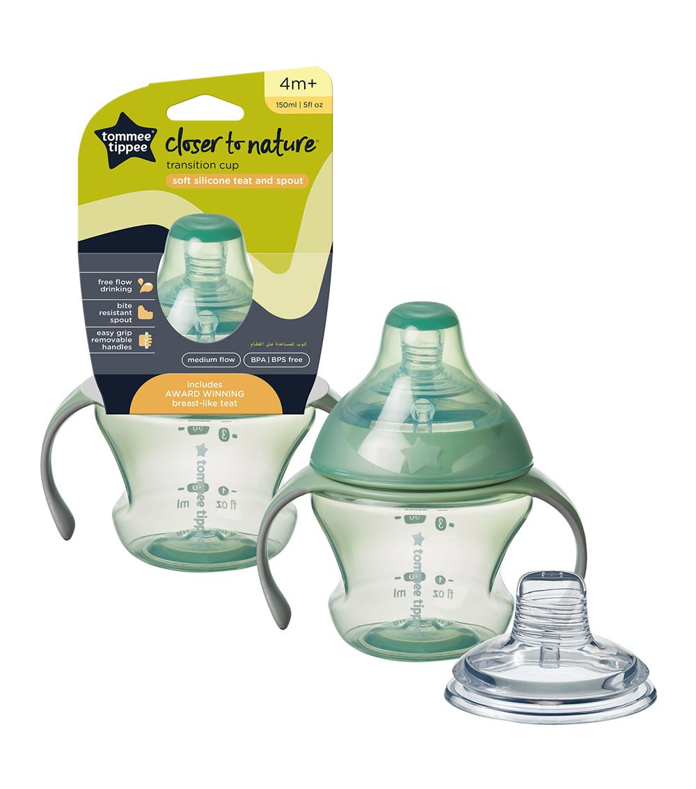 TOMMEE TIPPEE Closer To Nature Bottle To Cup Transition