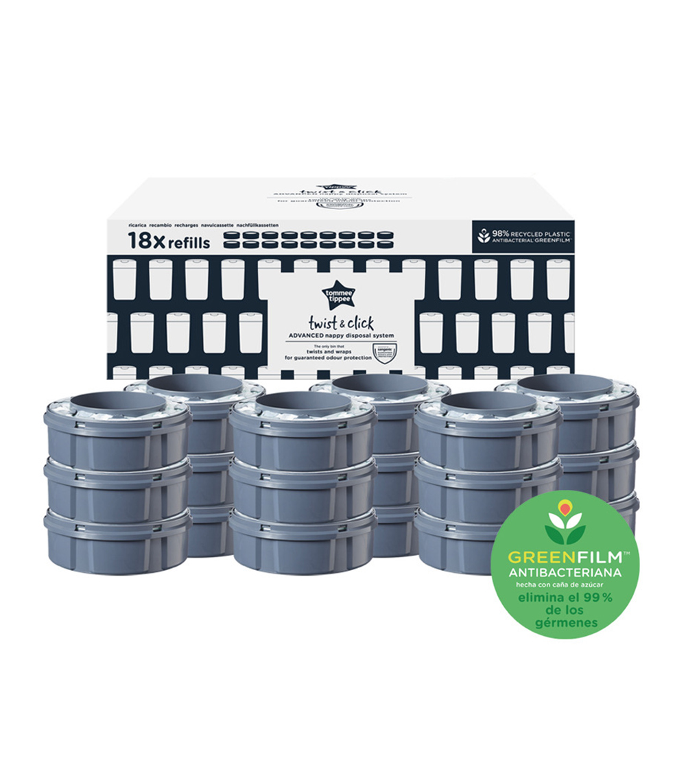 TOMMEE TIPPEE Sangenic Universal Cassette 18 Piece Set