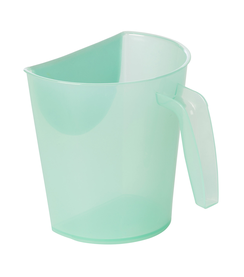 CLEVAMAMA ClevaRinse Shampoo Rinse Cup – Blue (1000 ml)