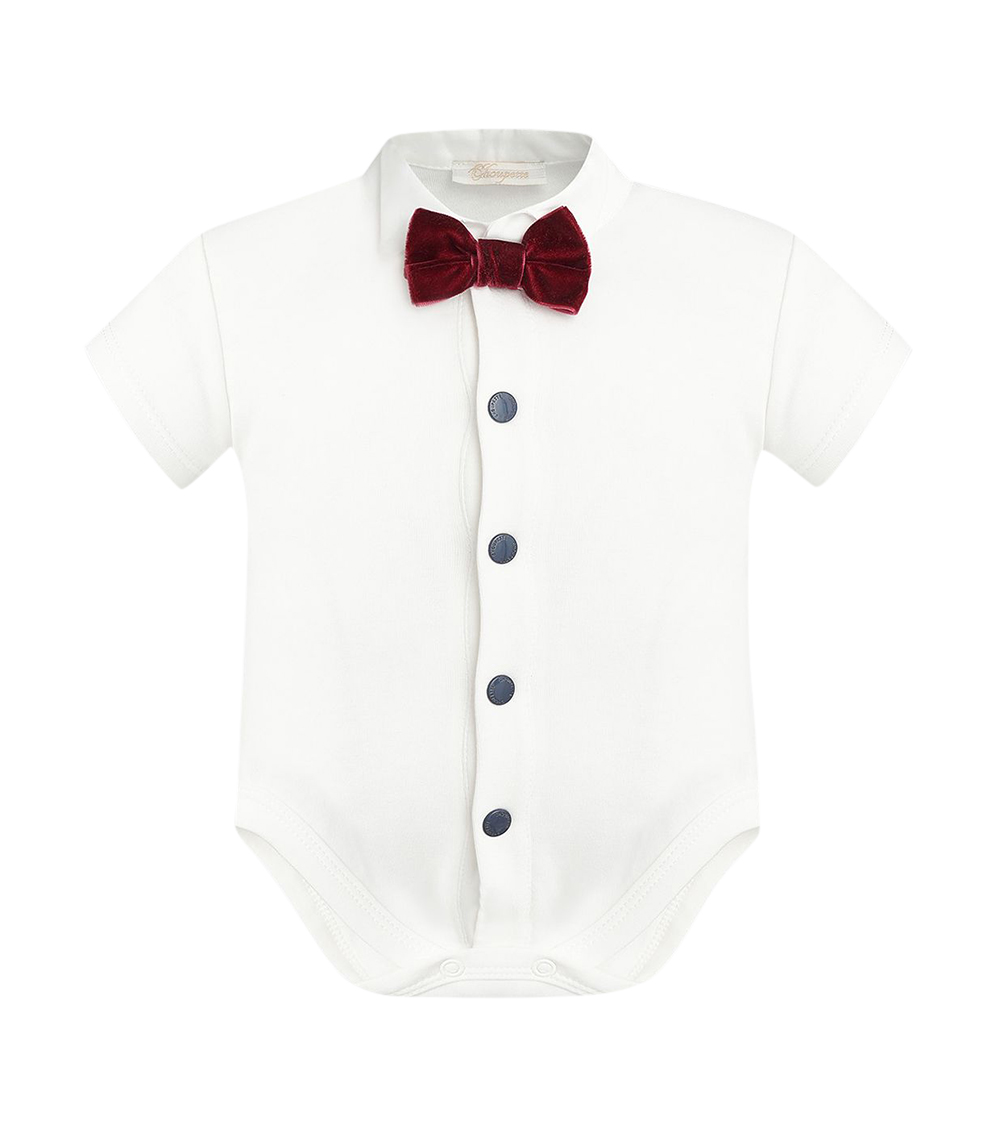 Bodysuit with bow-tie
