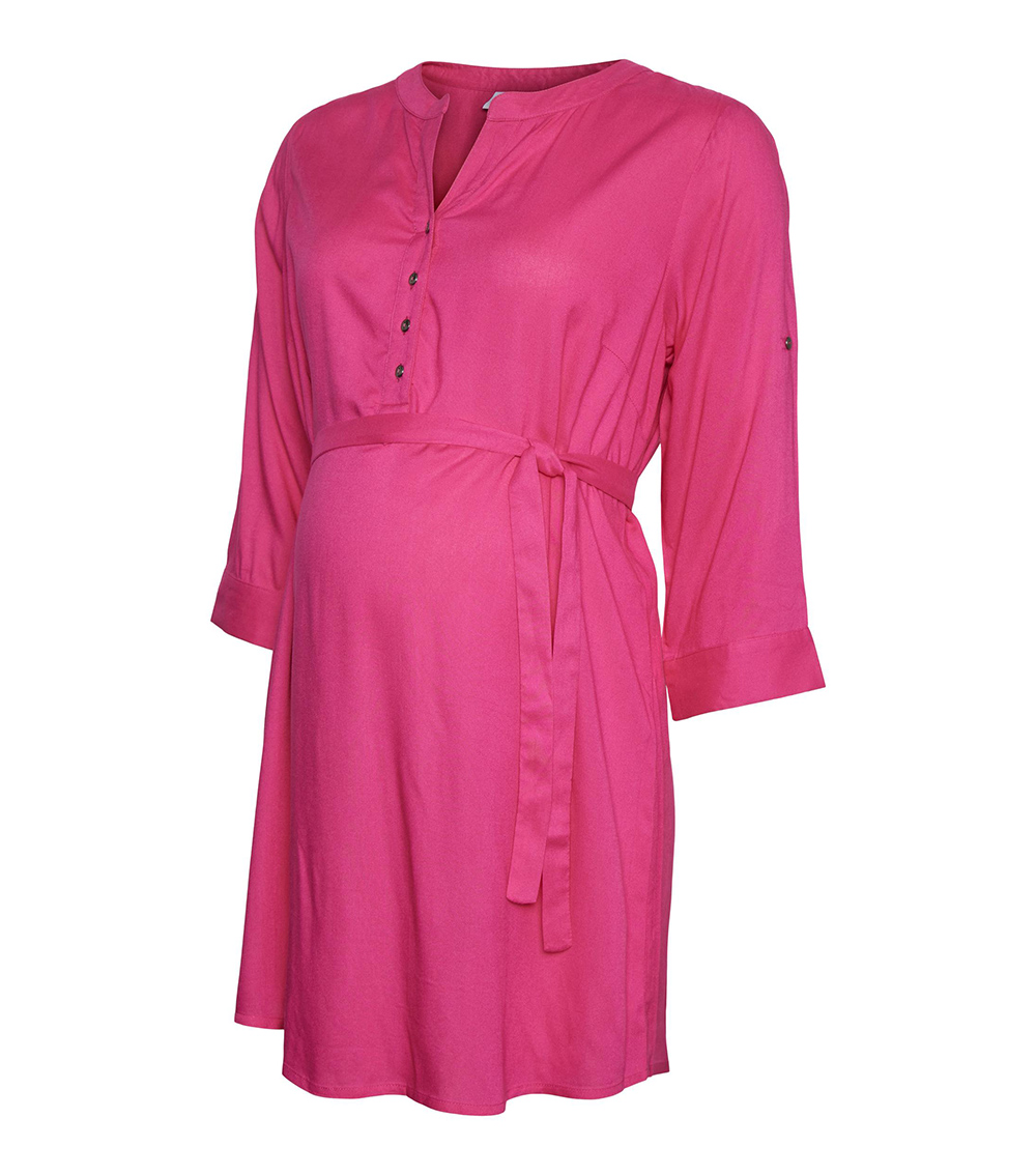 MAMALICIOUS MLMERCY LIA 3/4 WOVEN TUNIC 2F