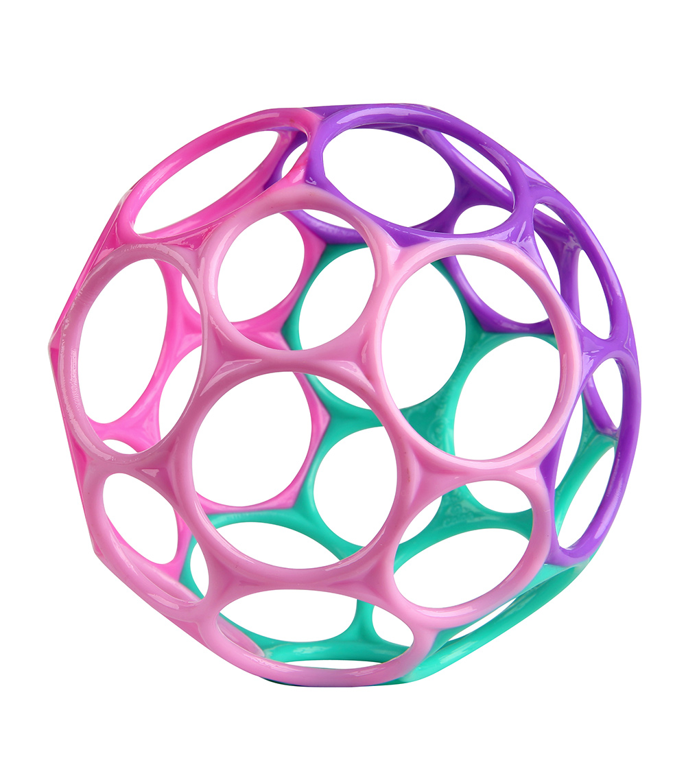 BRIGHT STARTS Oball Classic - Pink/Purple Toy