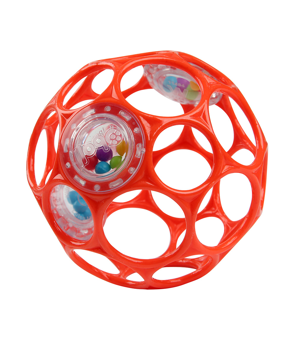 BRIGHT STARTS Red Oball Rattle Toy