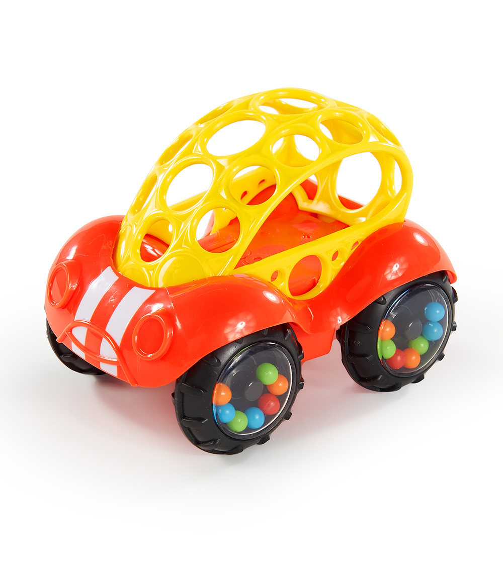 BRIGHT STARTS Rattle & Roll Buggy Toy