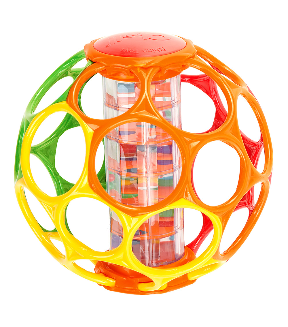 BRIGHT STARTS Obl Rollin' Rainstick Toy