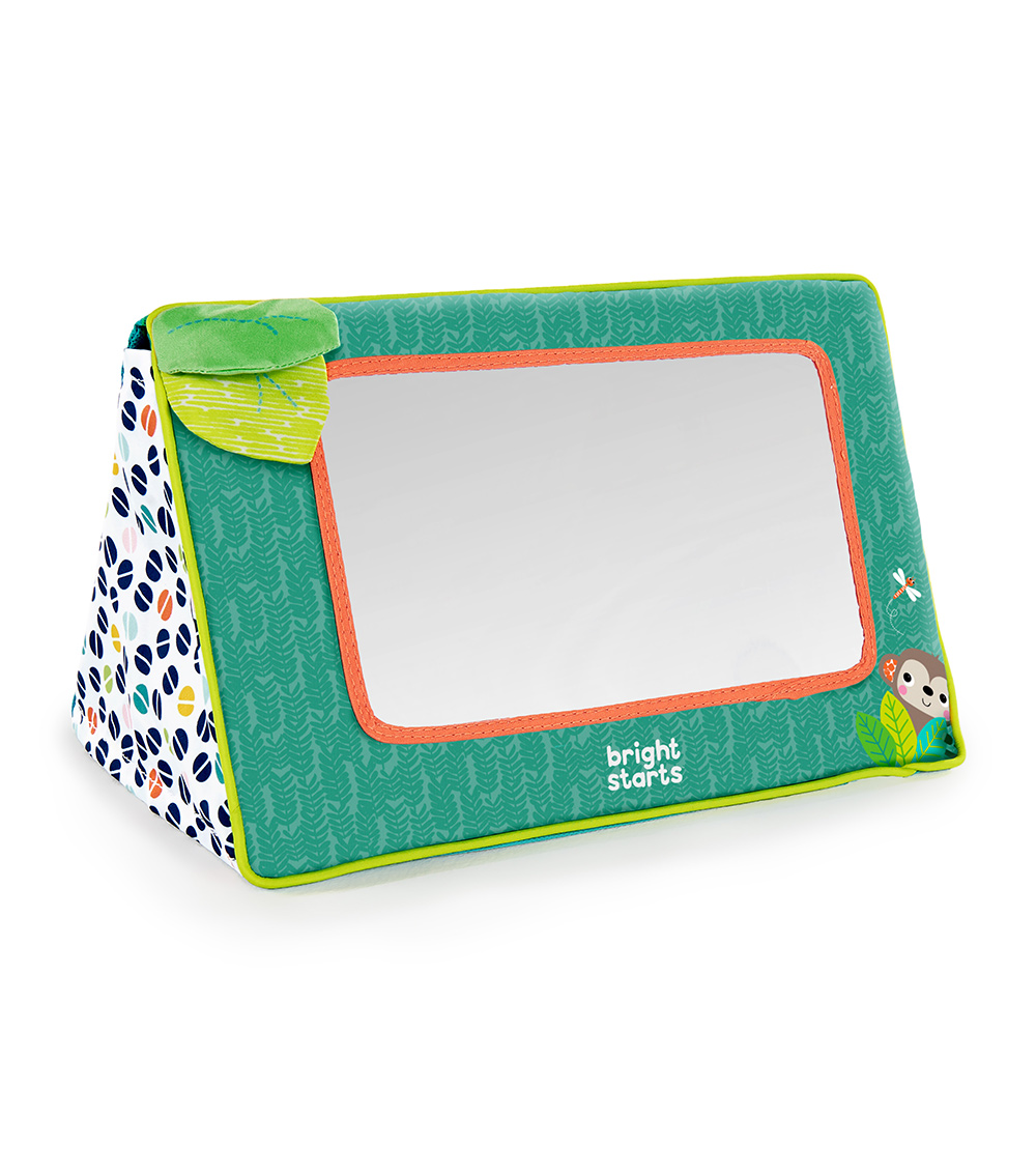 BRIGHT STARTS Sit & See Safari Floor Mirror Toy