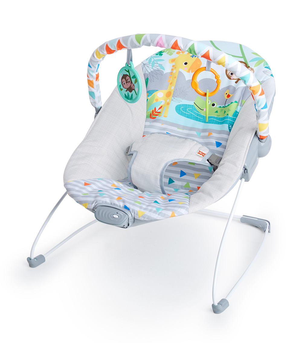 BRIGHT STARTS Safari Fun - Vibrating Bouncer