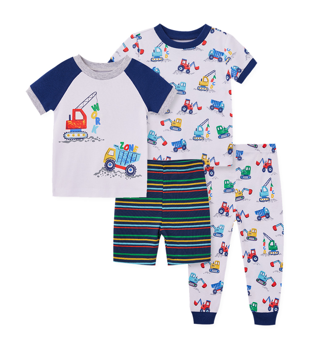 LITTLE ME Constructioni 4Pc PJs