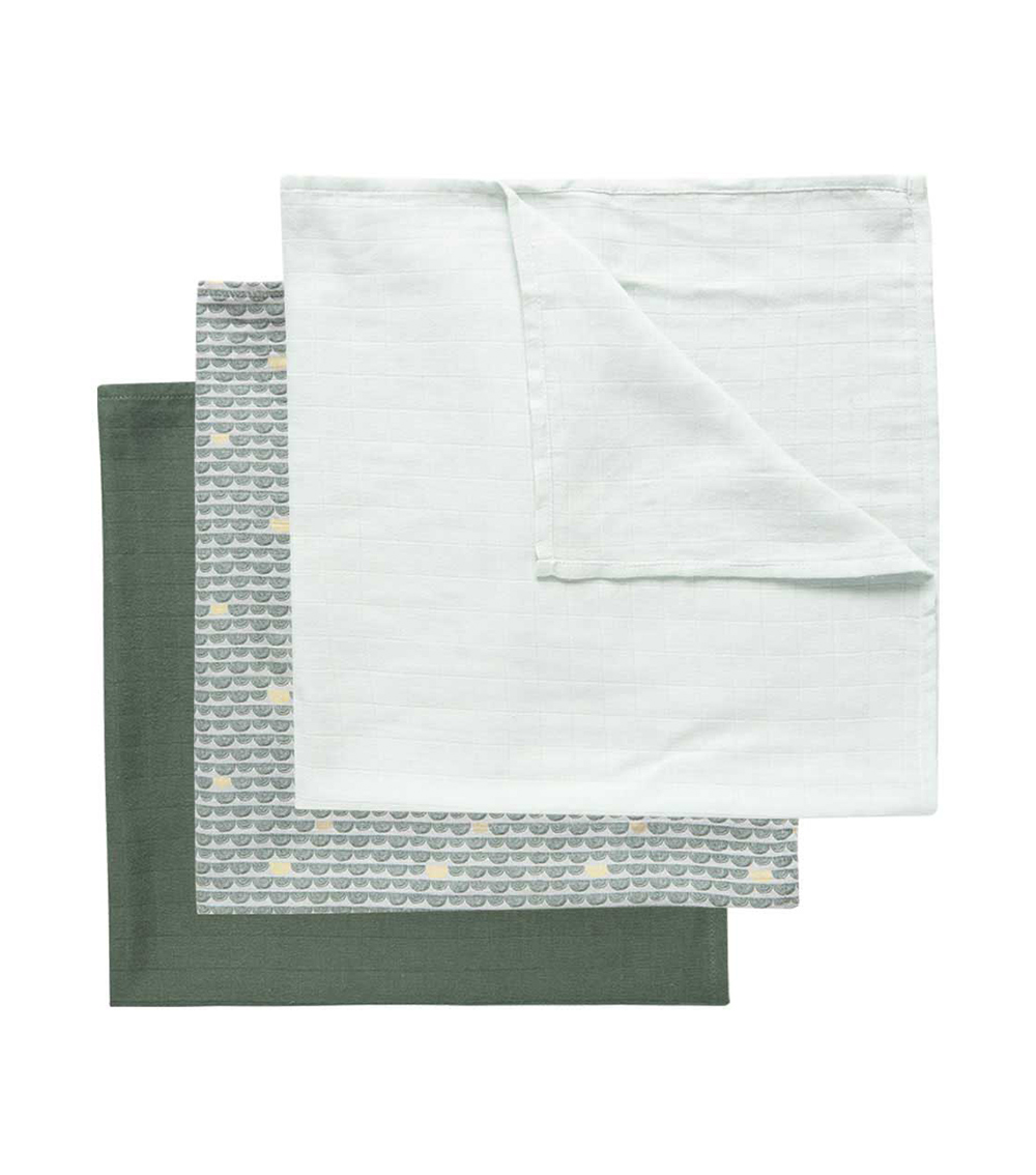 LUMA Muslin Towel 3 Pieces  - Bow Deco(70x70cm)