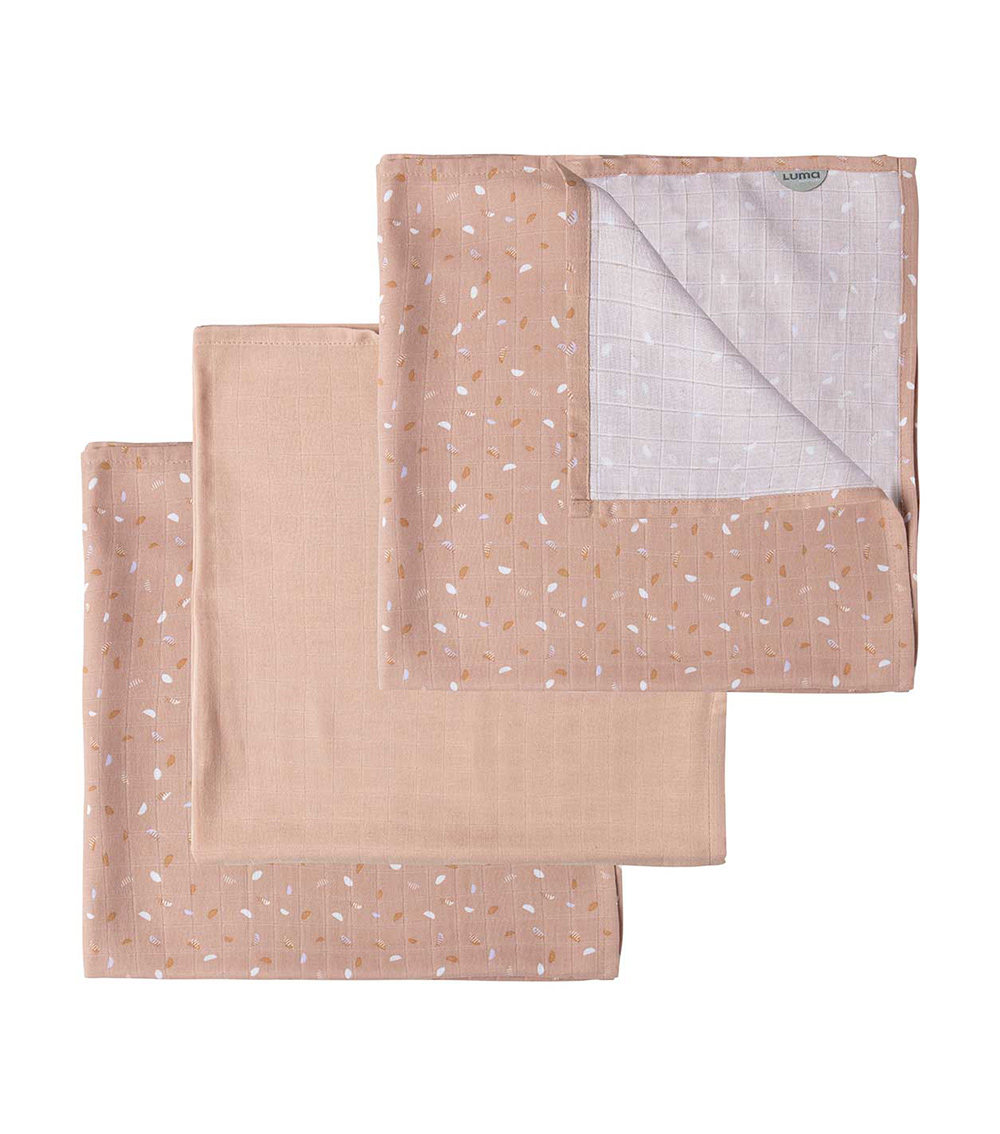 LUMA Muslin Towel 3 Pieces - Half Moon( 70x70cm)