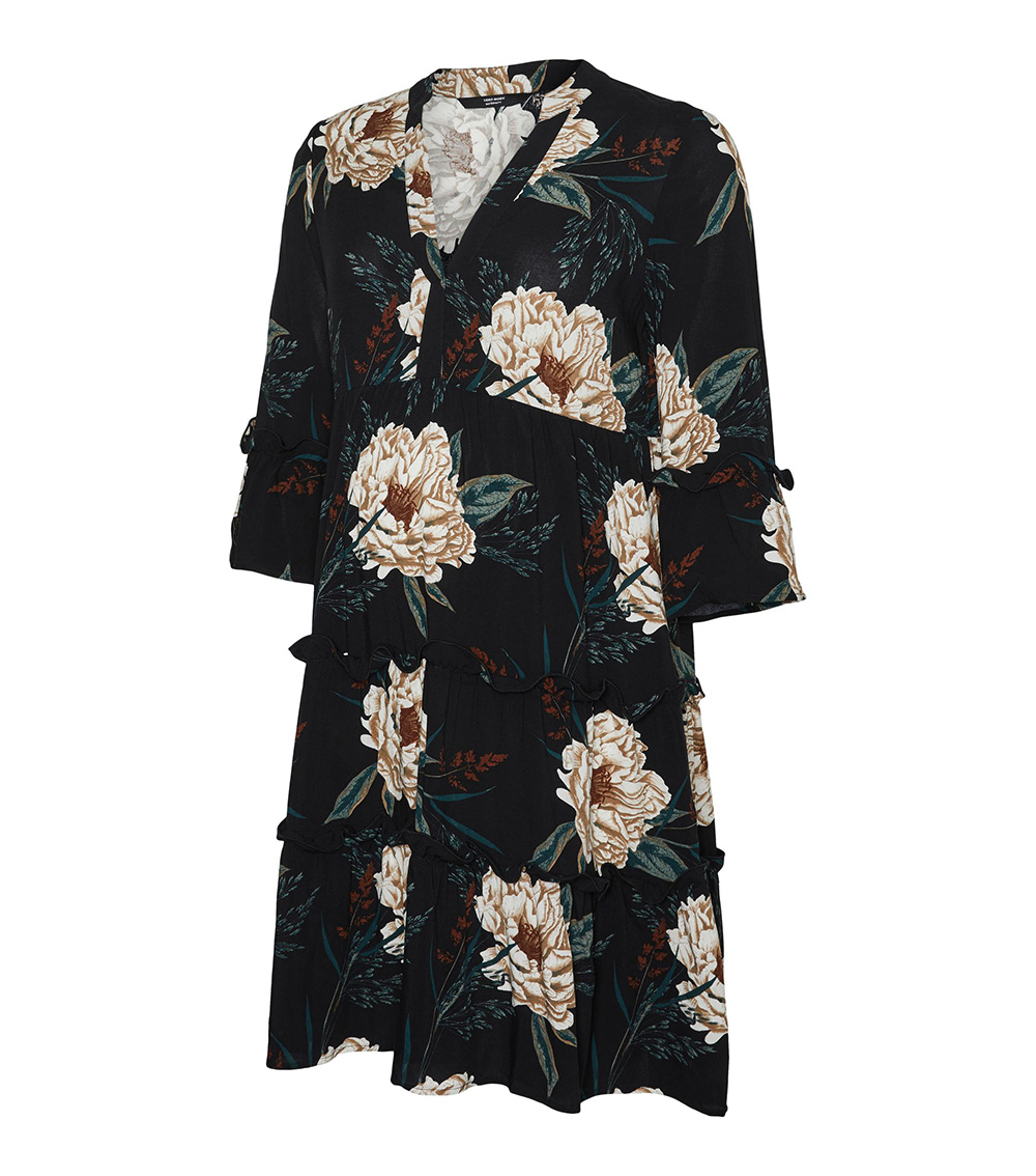 VMMEASY JOY 3/4 SHORT DRESS WVN GA